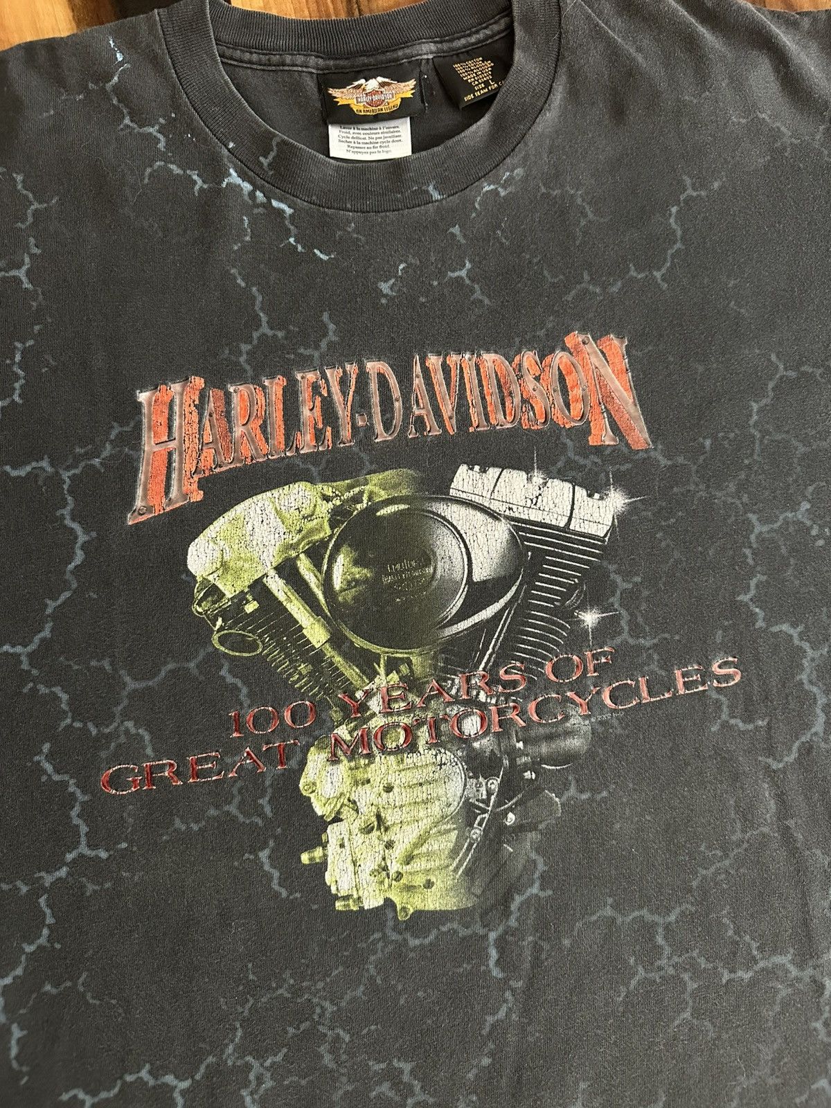 Harley Davidson Vintage Harley Davidson Lightning AOP 100 Year Anniversary Size US L / EU 52-54 / 3 - 2 Thumbnail