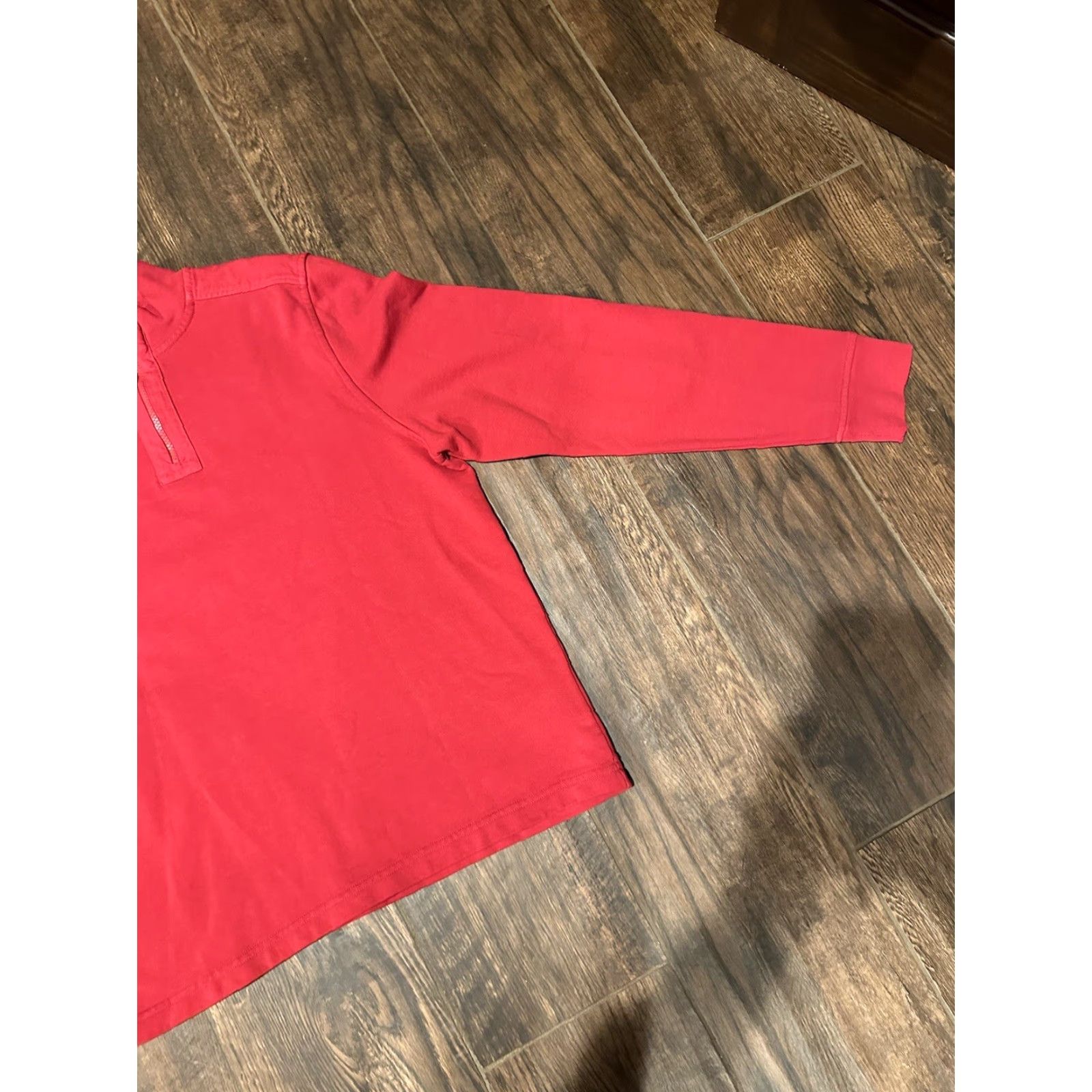 UNTUCKit NWT UNTUCKit Quarter Zip Pullover Mens Size Medium Red Sweater Size US M / EU 48-50 / 2 - 2 Thumbnail