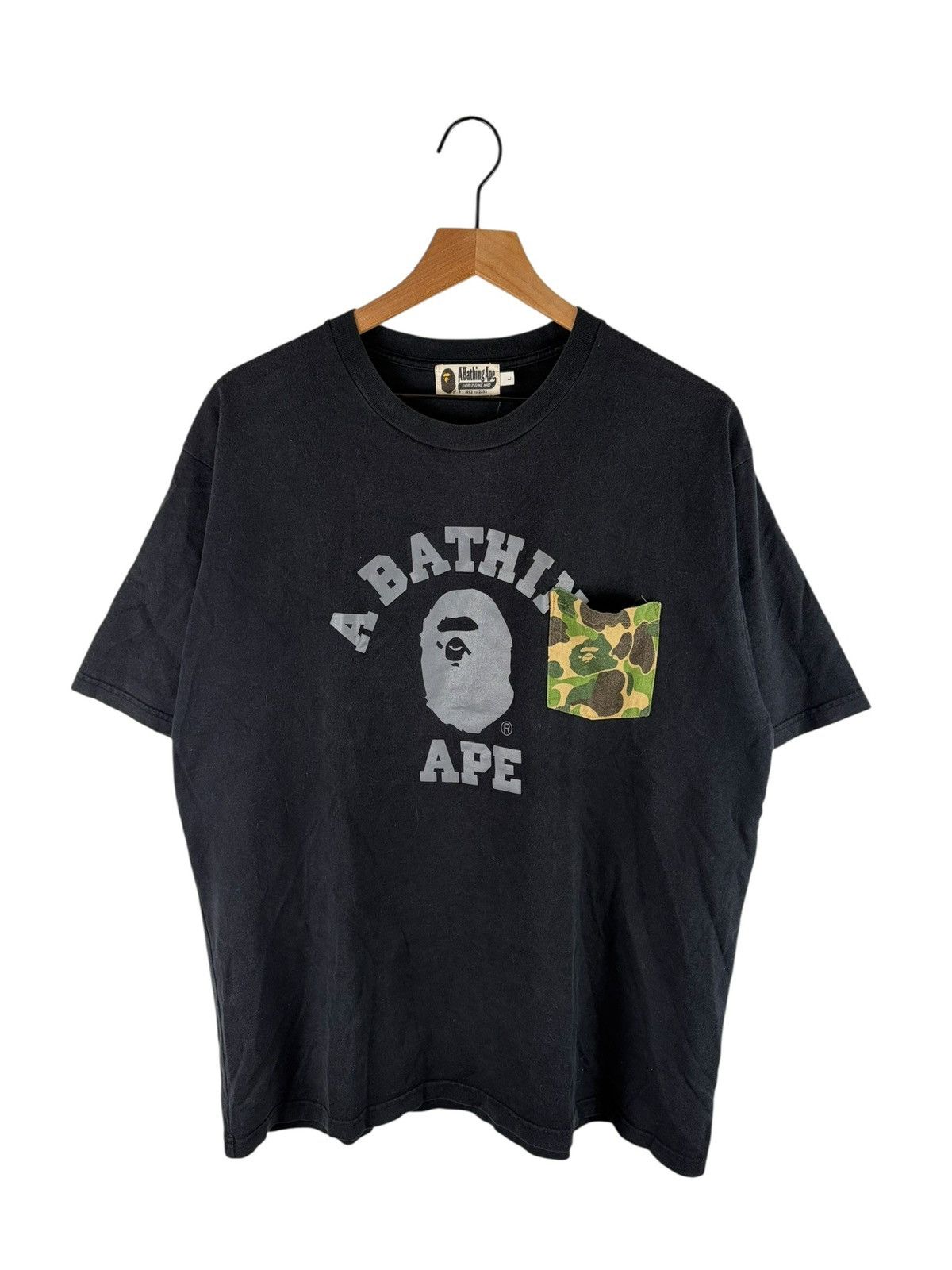 Bape Bape Collage Logo Pocket Tee Size US L / EU 52-54 / 3 - 1 Thumbnail