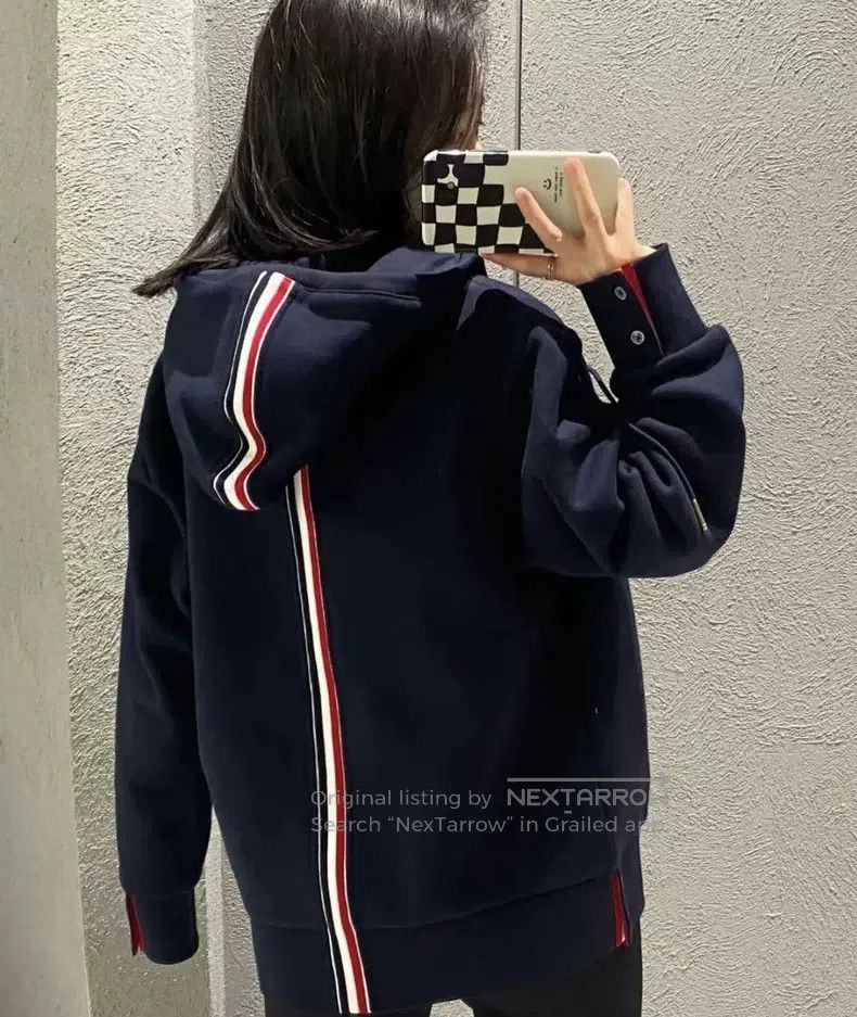 Thom Browne Thom Browne Cangyin color stripe zipper coat Size US M / EU 48-50 / 2 - 8 Thumbnail