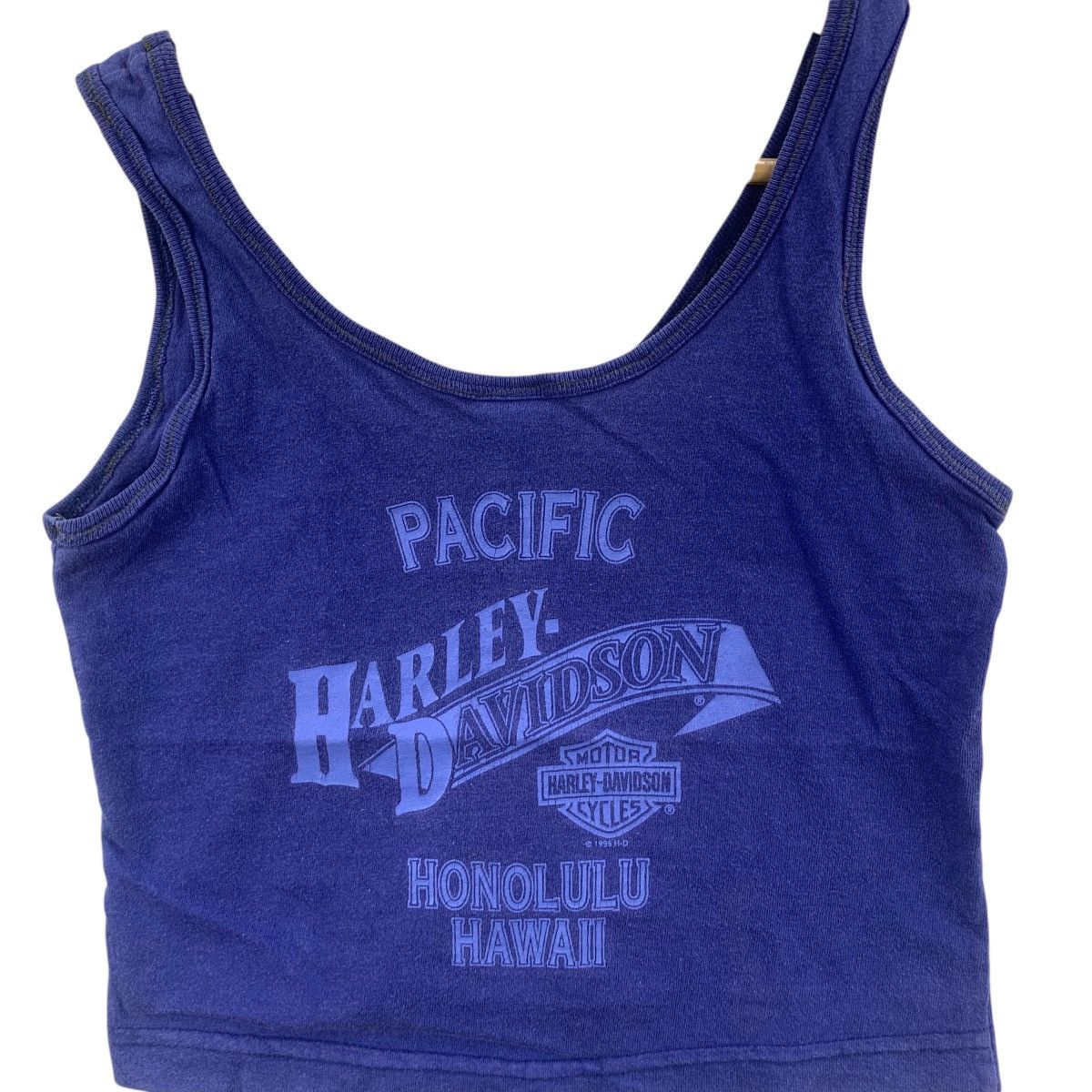 Harley Davidson Vintage 1995 HARLEY DAVISON Honolulu Hawaii Tank Top Tee Size S / US 4 / IT 40 - 5 Thumbnail