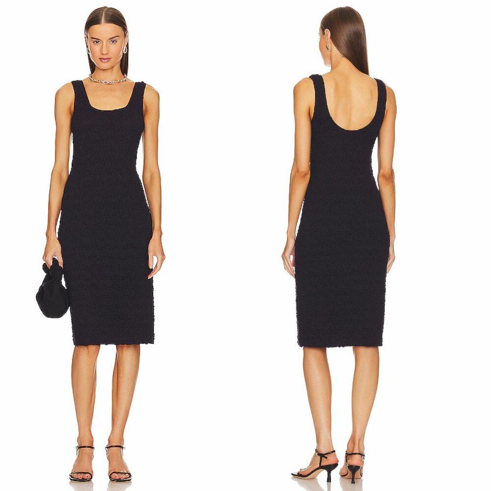 Vince NWT New $295 Vince Popcorn Textured Tank Dress in Coastal S Size M / US 6-8 / IT 42-44 - 1 Thumbnail
