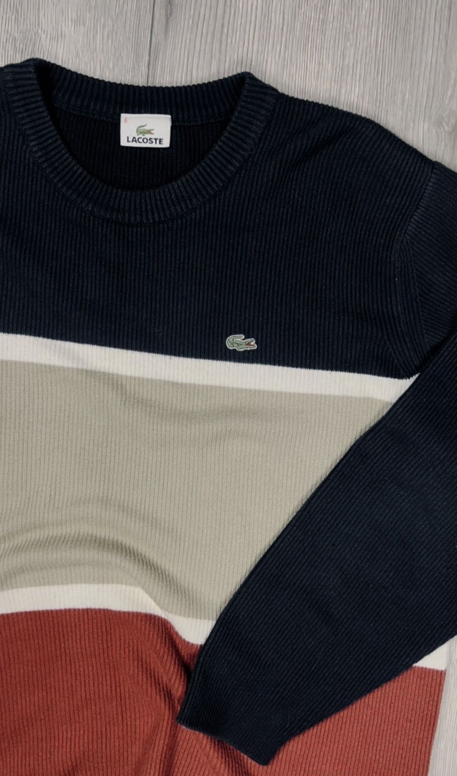 Lacoste × Polo Ralph Lauren × Vintage Vintage Lacoste Sweater Size US M / EU 48-50 / 2 - 1 Thumbnail