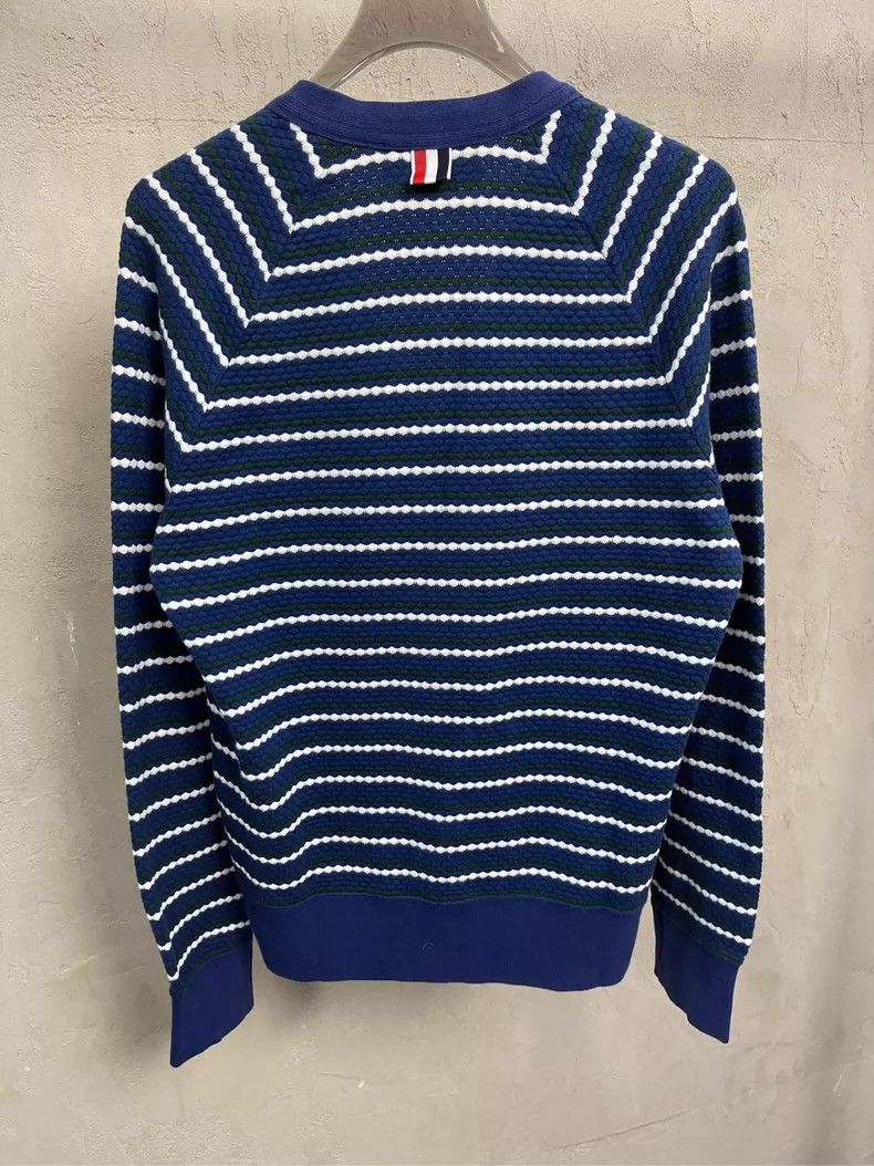 Thom Browne Thom Browne size1 Round collar wool sweater Size US S / EU 44-46 / 1 - 4 Thumbnail