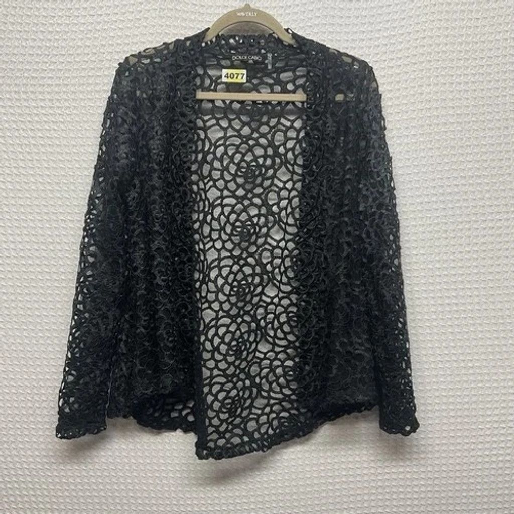 Other Dolce Cabo Lace Bolero Open Front Cardigan Women M Party C Size M / US 6-8 / IT 42-44 - 6 Thumbnail