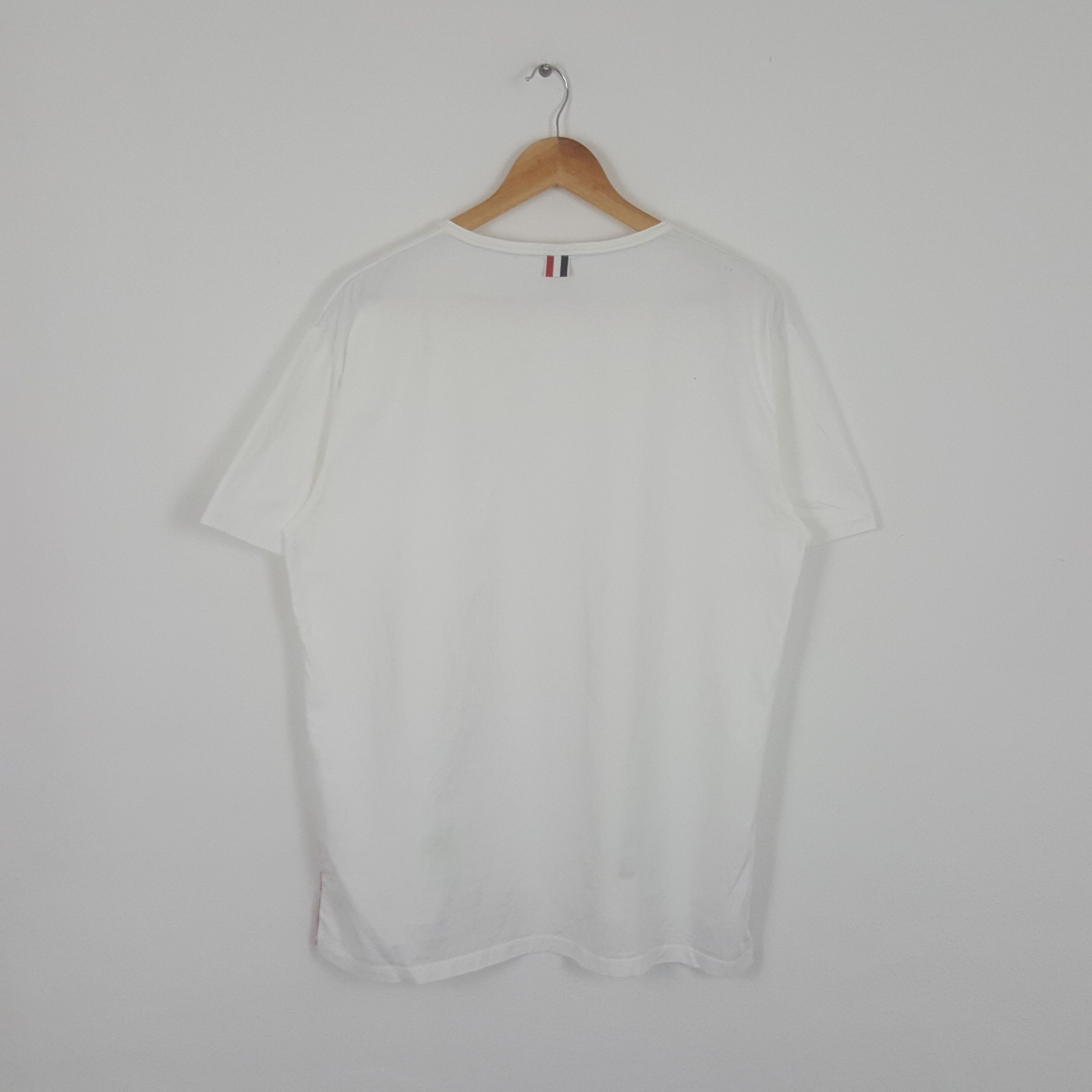 Thom Browne Vintage Thom Browne Luxury Brand Designer Tshirt Size US L / EU 52-54 / 3 - 3 Thumbnail