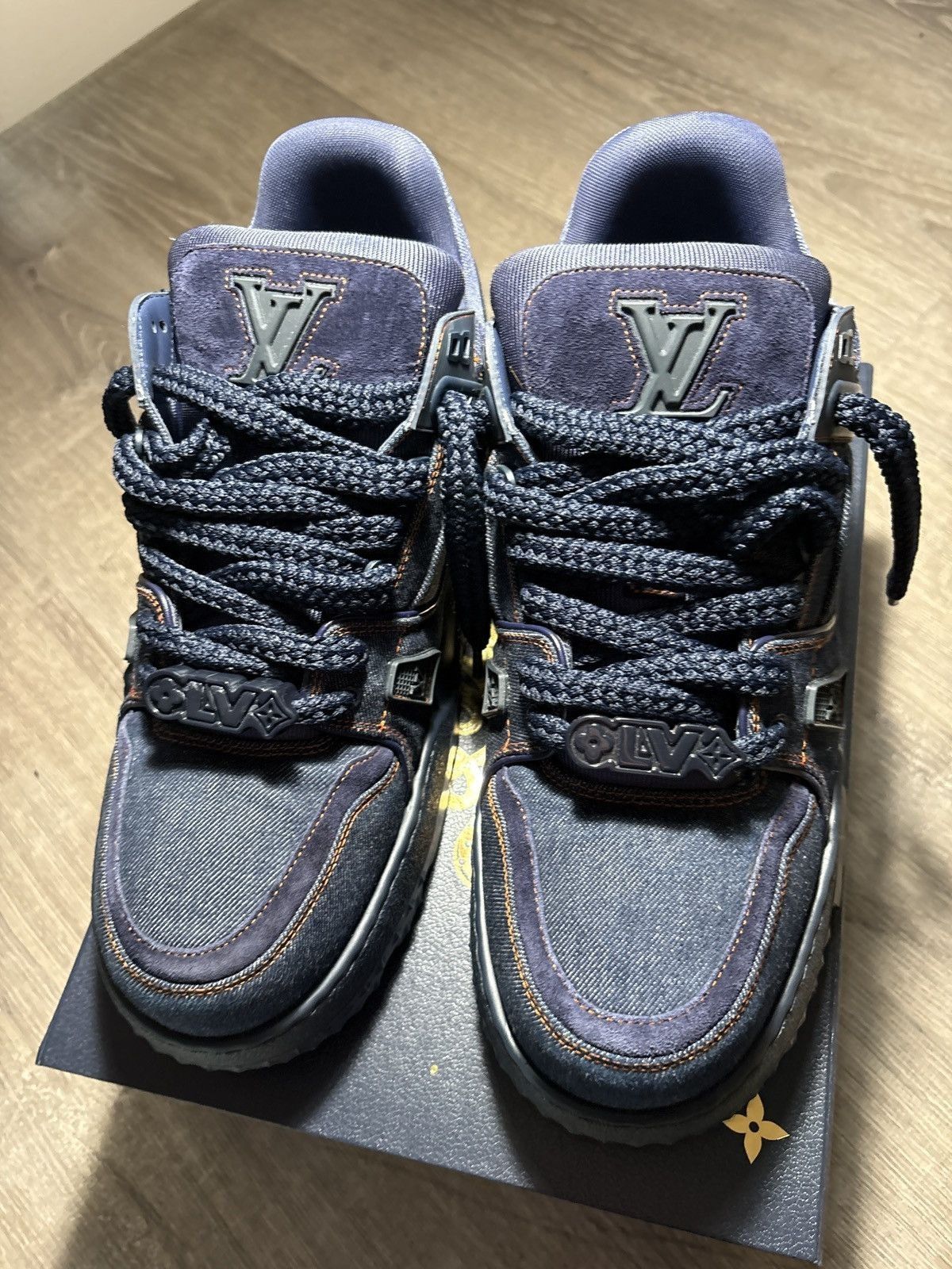 Louis Vuitton Denim Skate Trainer Size US 11 / EU 44 - 4 Thumbnail