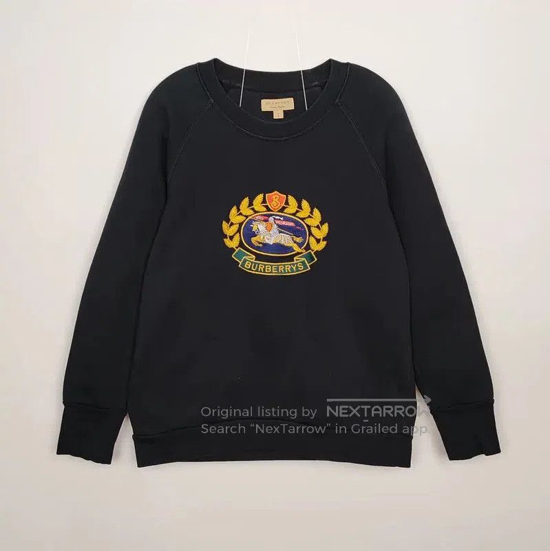 Burberry Burberry Black Cotton Men's Sweatshirt Size S. Size US S / EU 44-46 / 1 - 1 Thumbnail