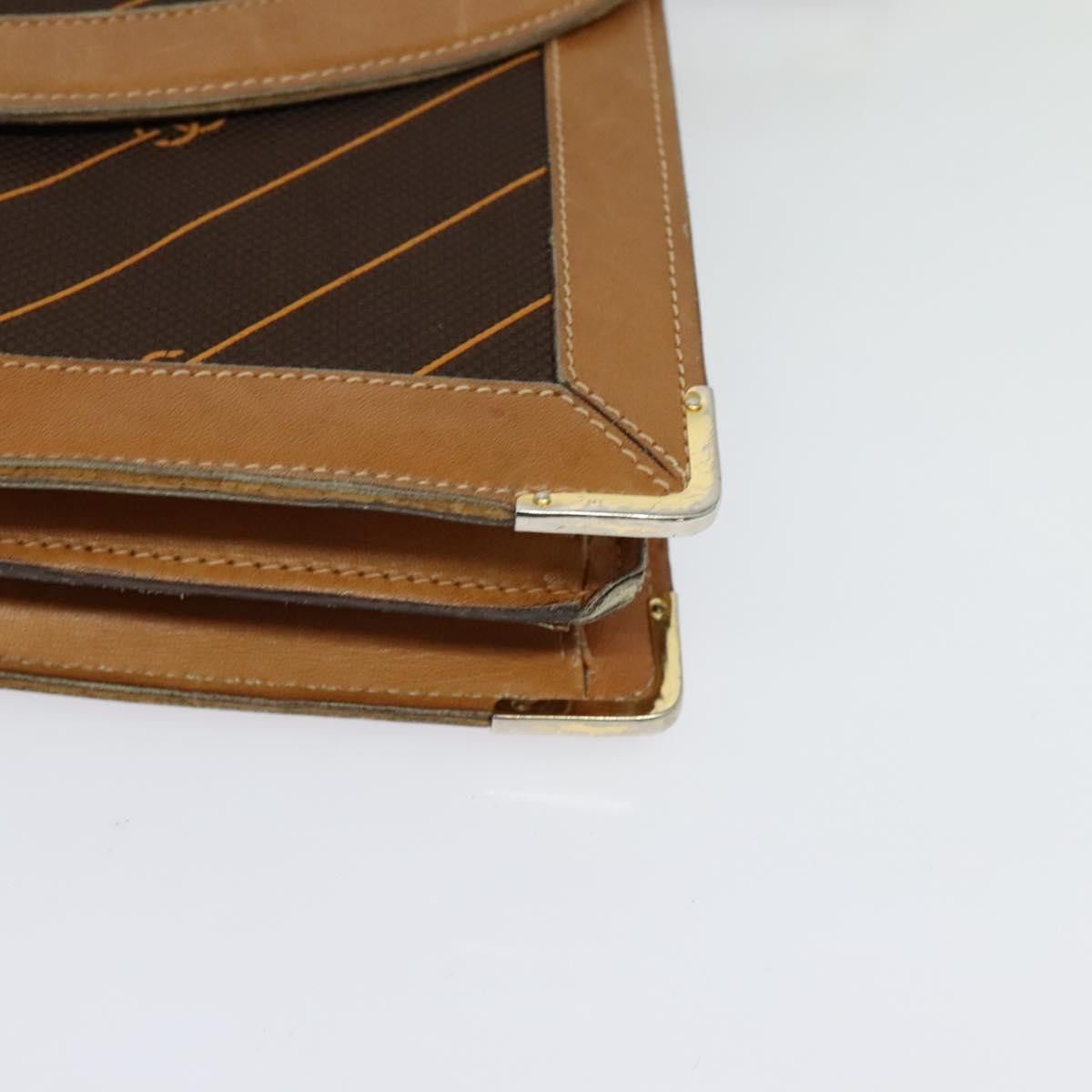 Gucci GUCCI Shoulder Bag Canvas Leather Brown Gold Size ONE SIZE - 11 Thumbnail