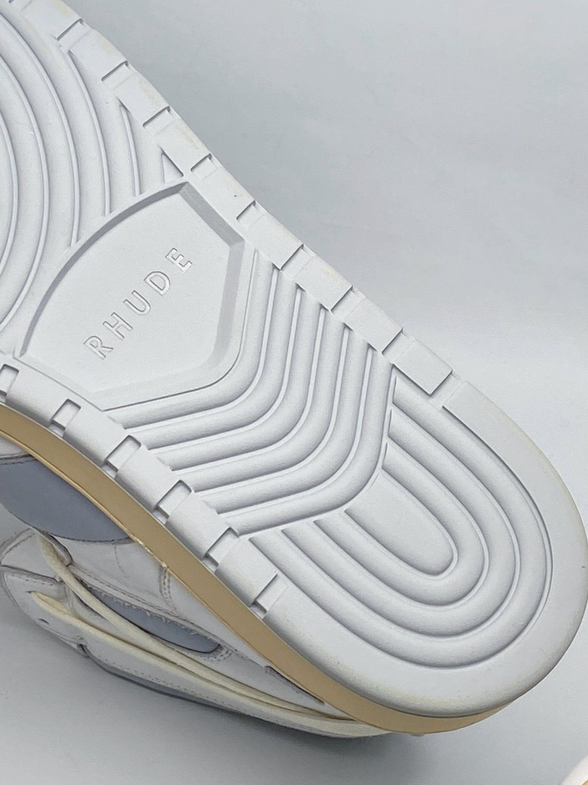 Rhude Rhude Rhecess Worn Out Effect High Top Sneakers size 13 Size US 13 / EU 46 - 14 Thumbnail