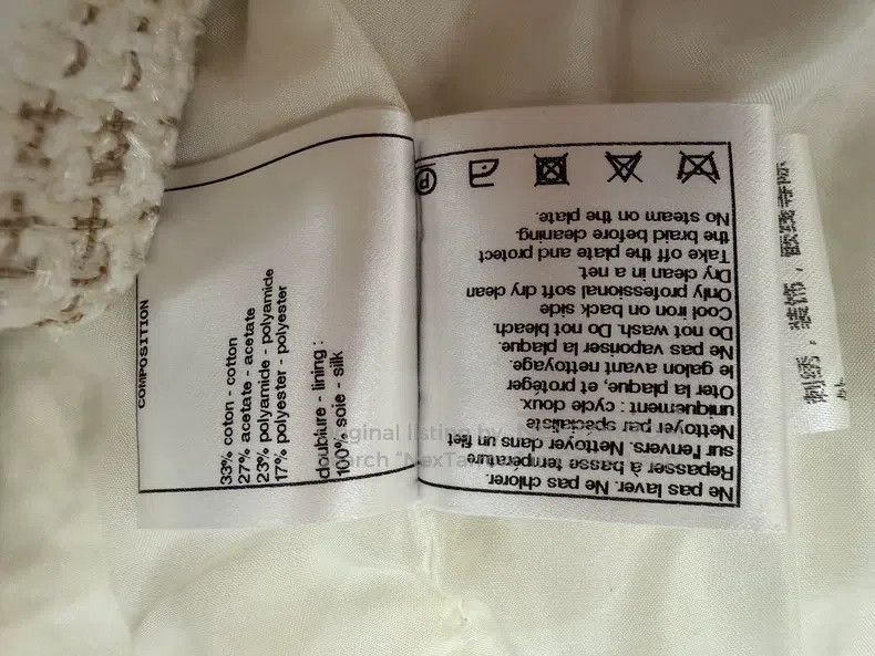 Chanel Chanel 18A Tweed Hamburger Series High-end Handicraft Work Size 25" / US 0 / IT 36 - 5 Thumbnail