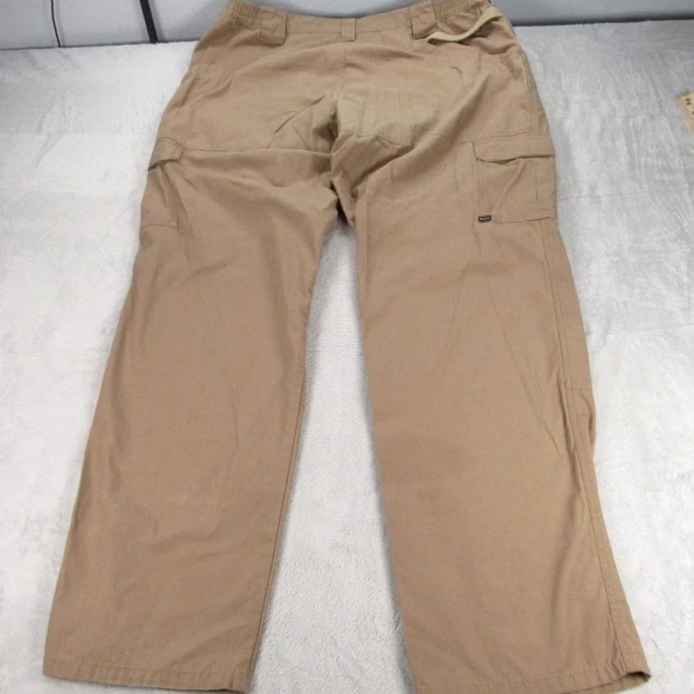 Vintage 5.11 Tactical Pants Mens 40x35 Beige Cargo Pockets Durable Workwear 44x36 Taclite Pro Ripstop Size US 40 / EU 56 - 3 Thumbnail