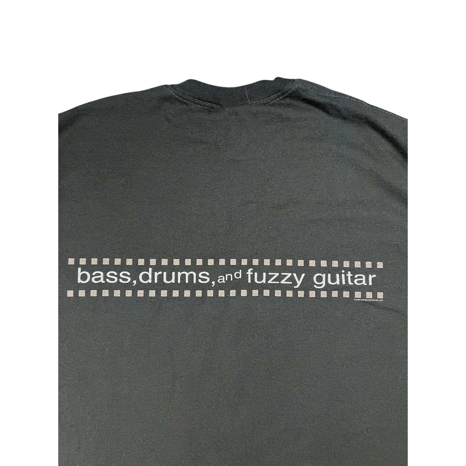 Band Tees × Giant × Vintage 1999 GIANT ZZ Top bass, drums, and fuzzy guitar band tee Size US XL / EU 56 / 4 - 8 Thumbnail