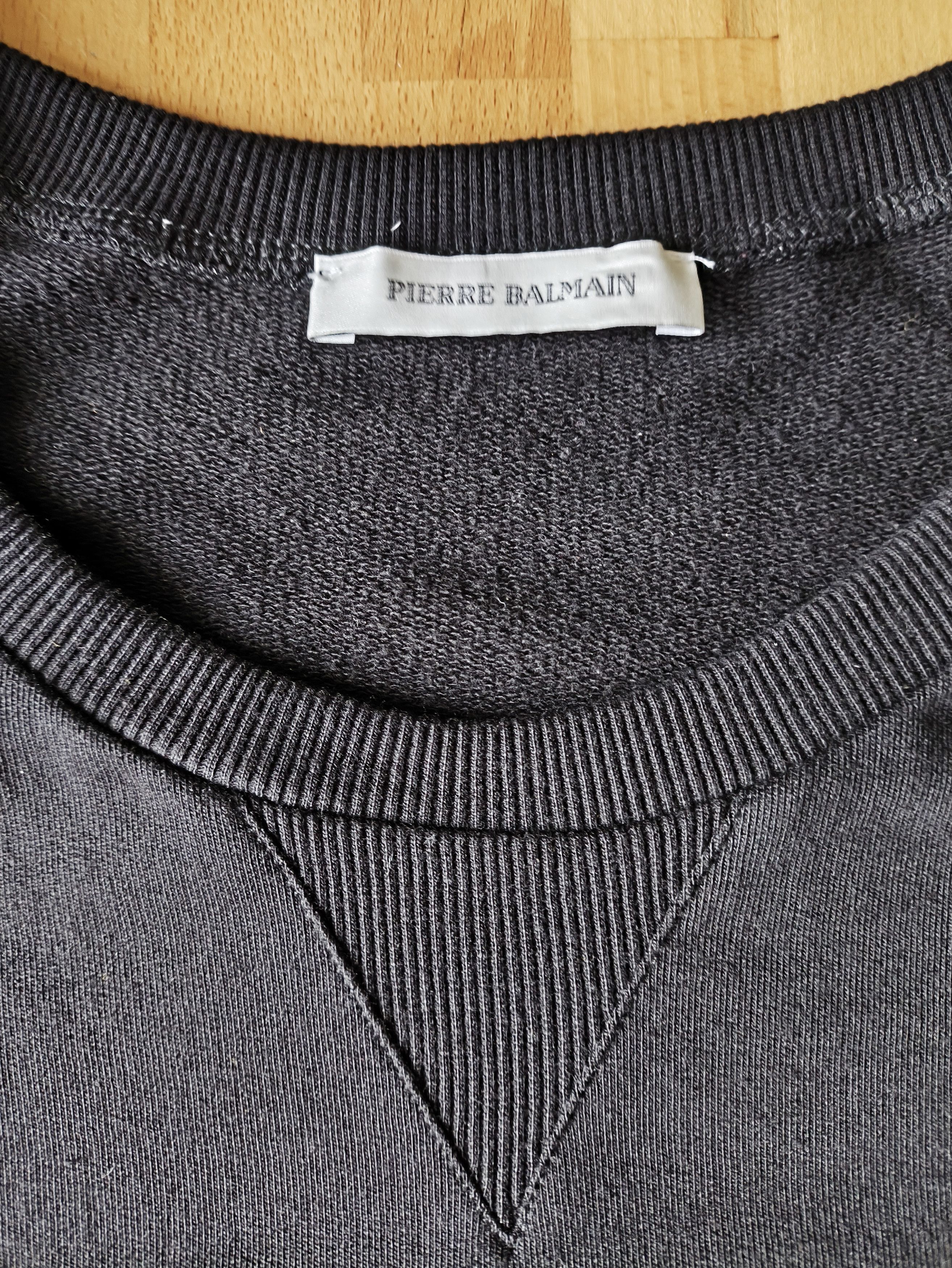 Pierre Balmain Crew neck sweater with logo Size US L / EU 52-54 / 3 - 6 Thumbnail
