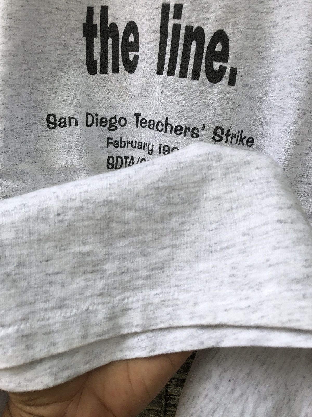Vintage Vintage 90s Oneita Wording Tshirt Size US XL / EU 56 / 4 - 8 Thumbnail