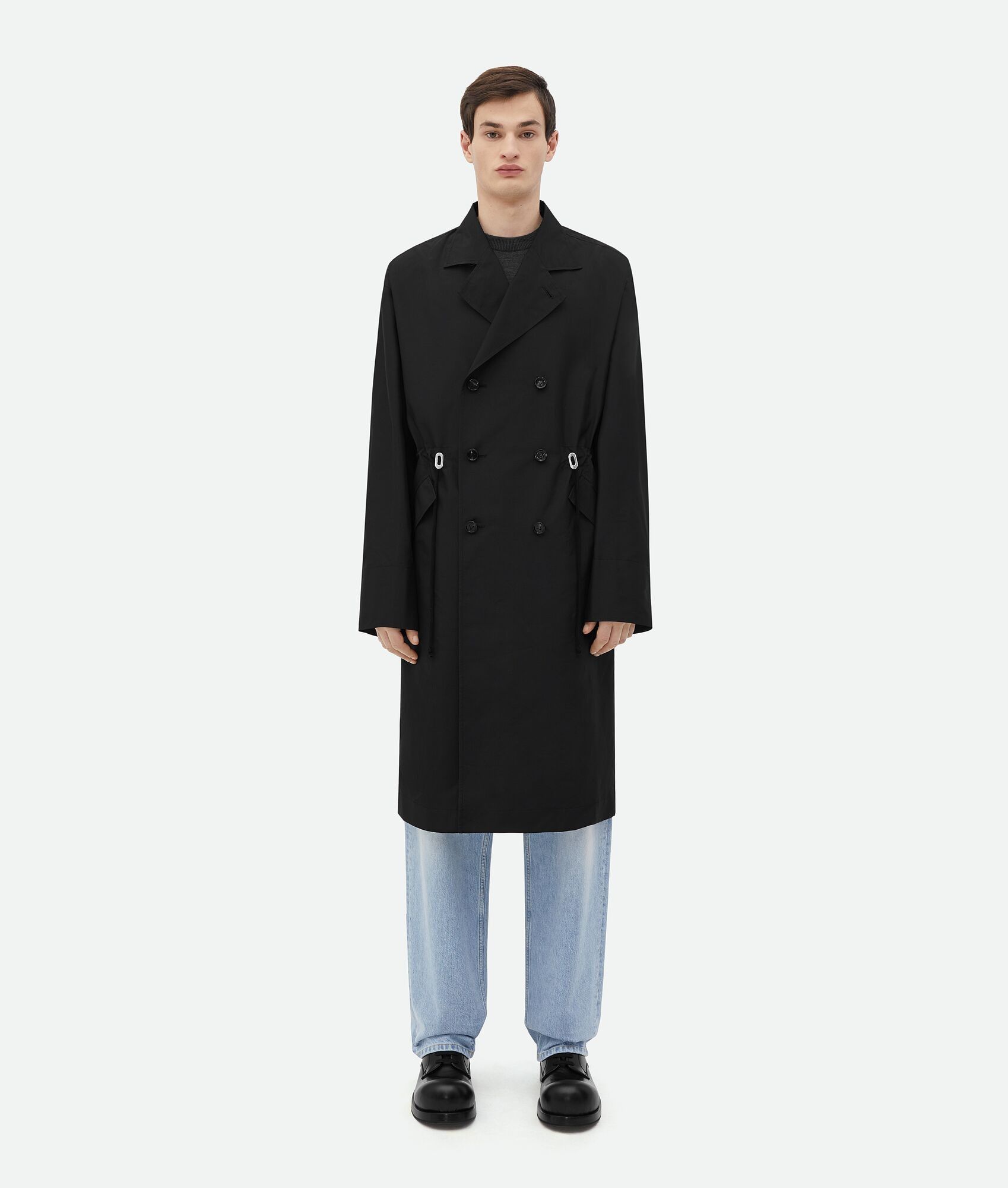 Bottega Veneta o1loc1c0125 735905 Technical Nylon Packable Trench Coat Size US L / EU 52-54 / 3 - 1 Thumbnail