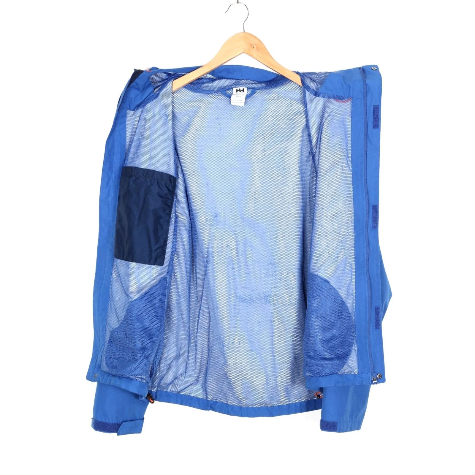 Helly Hansen Helly Hansen Seven Rain Jacket Men M Hooded Waterproof MJ6542 Blue Regular Size M Jeans? Size US M / EU 48-50 / 2 - 5 Thumbnail
