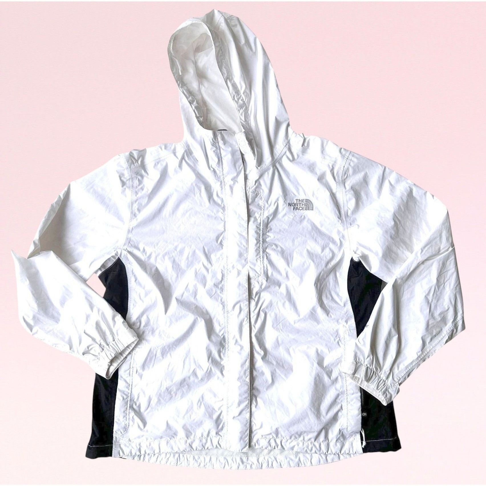 The North Face North Face Womens Hyvent Rain Jacket Ladies XL White Black H Size XL / US 12-14 / IT 48-50 - 1 Thumbnail