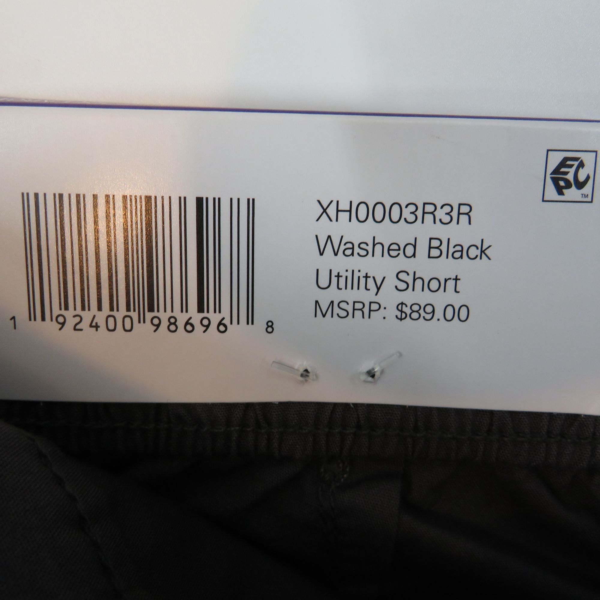 Sanctuary Social Standard Women's Washed Black Hero Utility Shorts XXL Size 35" - 4 Thumbnail