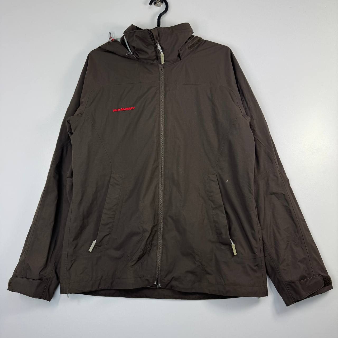 Mammut Mammut Hooded Outdoor Jacket Brown Men Size M Size US M / EU 48-50 / 2 - 1 Thumbnail