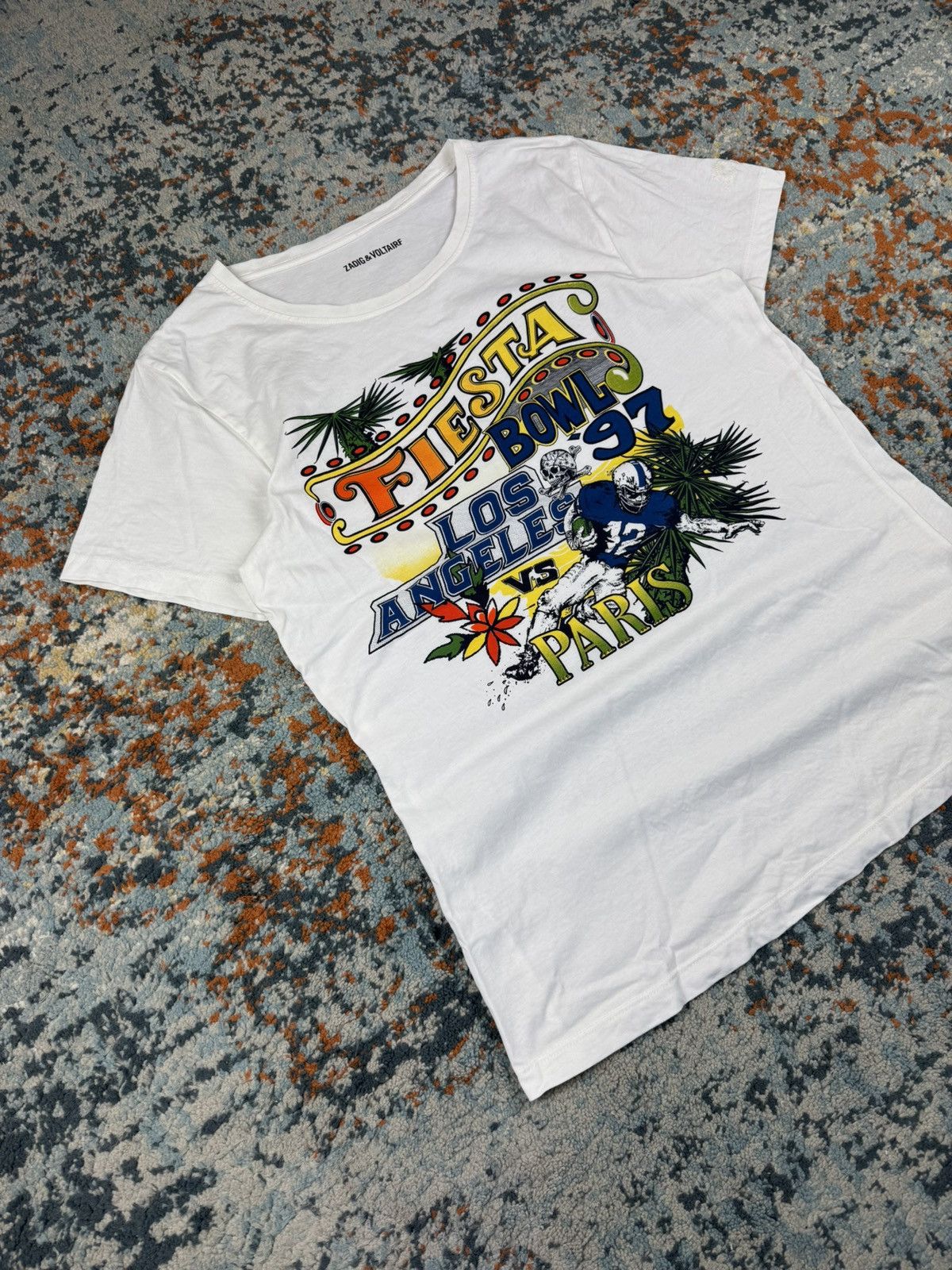Zadig & Voltaire Zadig & Voltaire fiesta bowl american football graphic tee Size S / US 4 / IT 40 - 2 Thumbnail