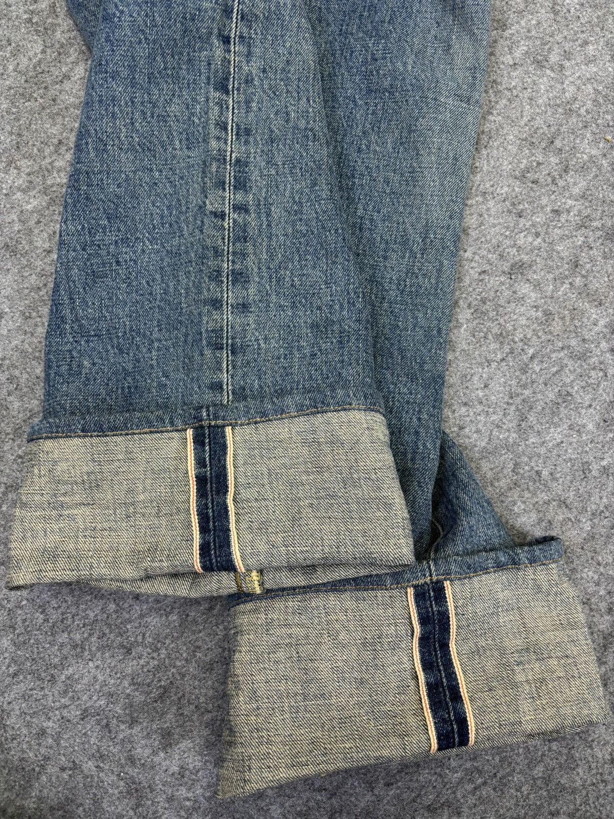 Edwin 💥Wide Rusty Selvedge💥Vtg Edwin 505X Medium Wash Jeans F986 Size US 30 / EU 46 - 13 Thumbnail