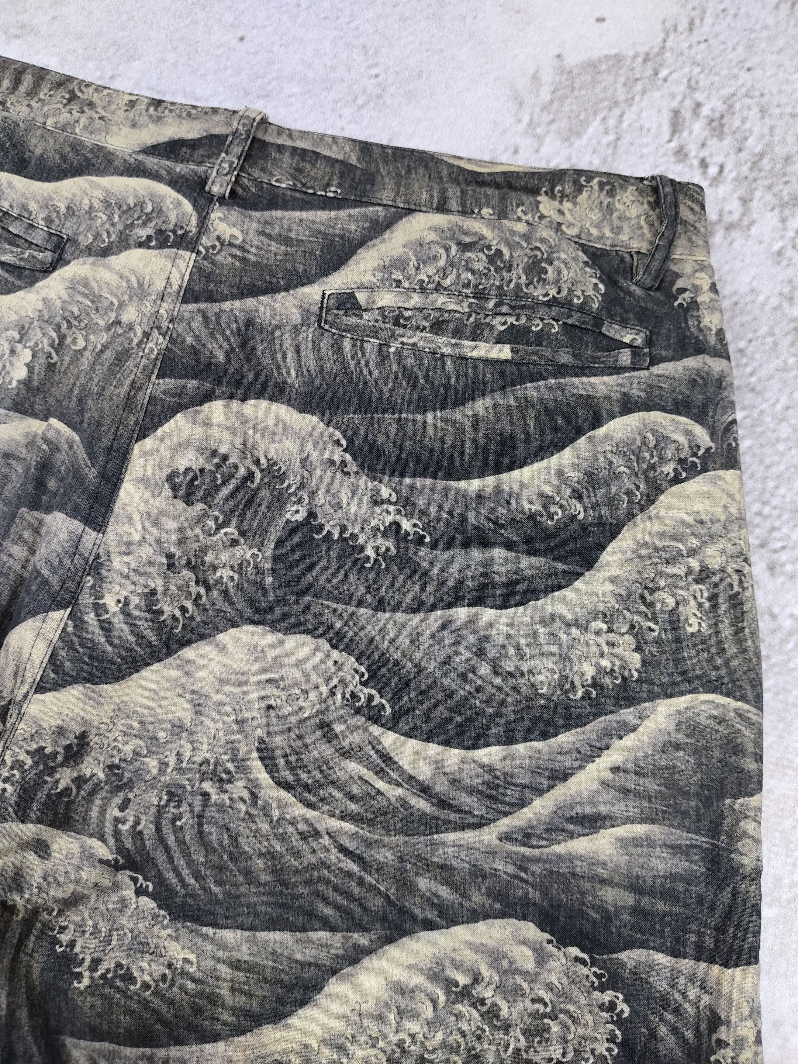 Eternal 🇯🇵 Eternal "The Great Waves off Kanagawa" Reversibel Pants Size US 34 / EU 50 - 8 Thumbnail
