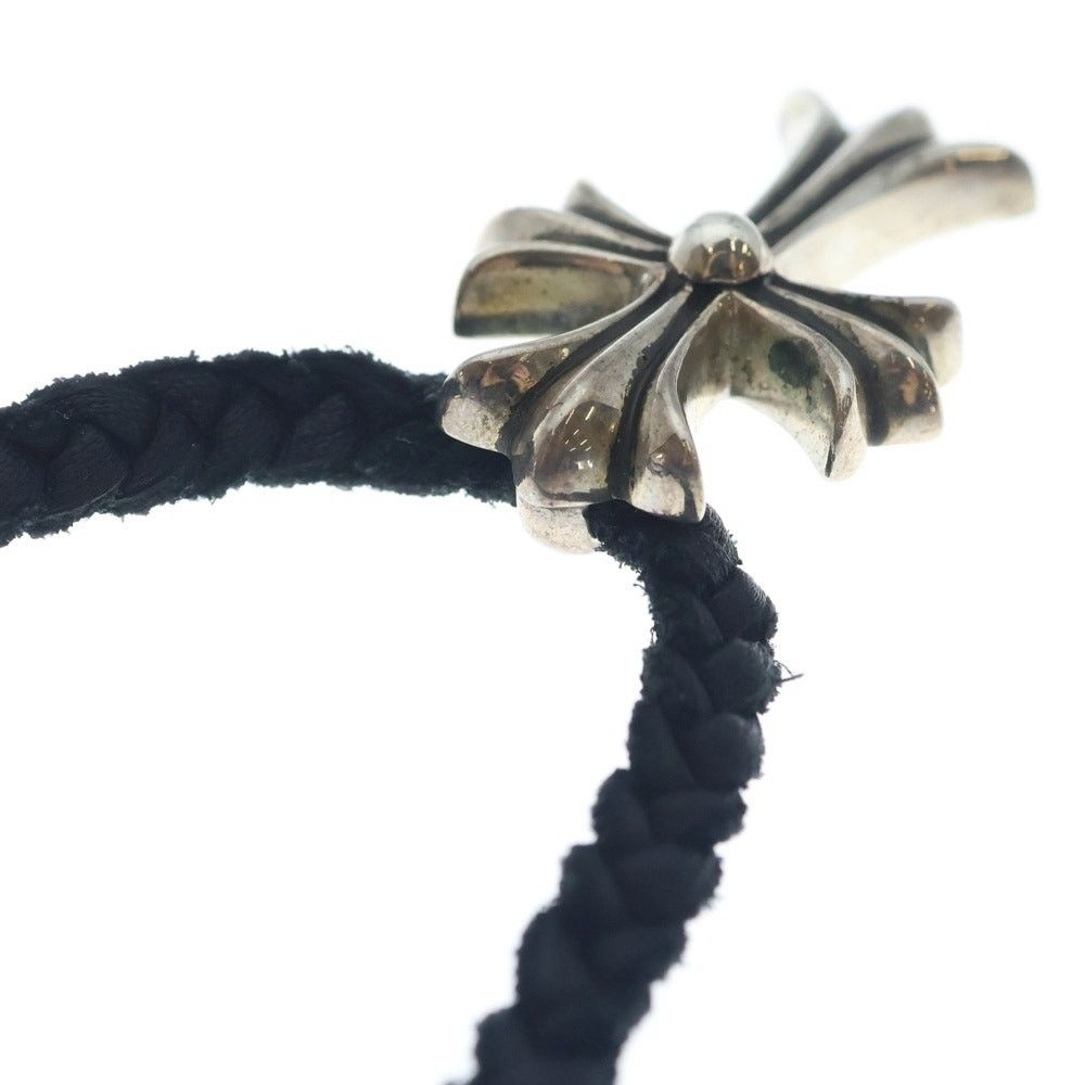 Chrome Hearts Chrome Hearts Cross Crimp Leather Necklace Size ONE SIZE - 5 Thumbnail