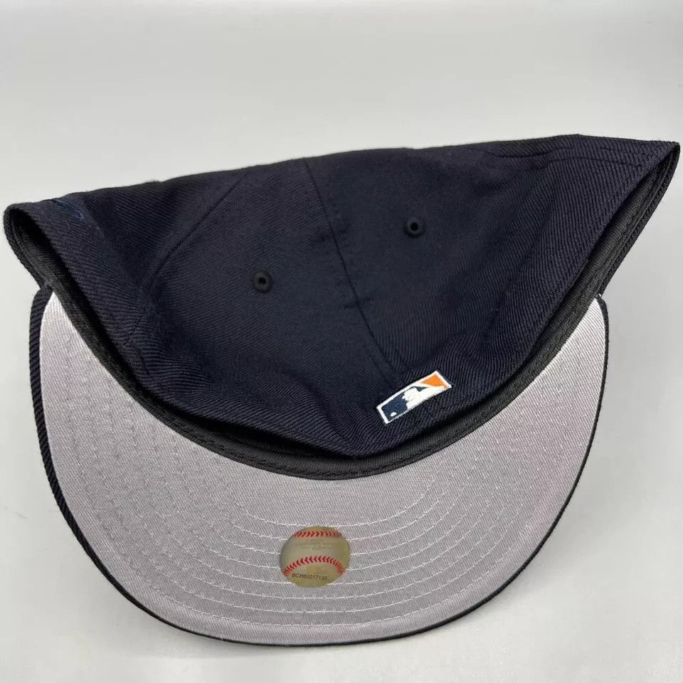 New Era Houston Astros Hat Men 7 5/8 59Fifty New Era Fitted Cap Size ONE SIZE - 7 Thumbnail