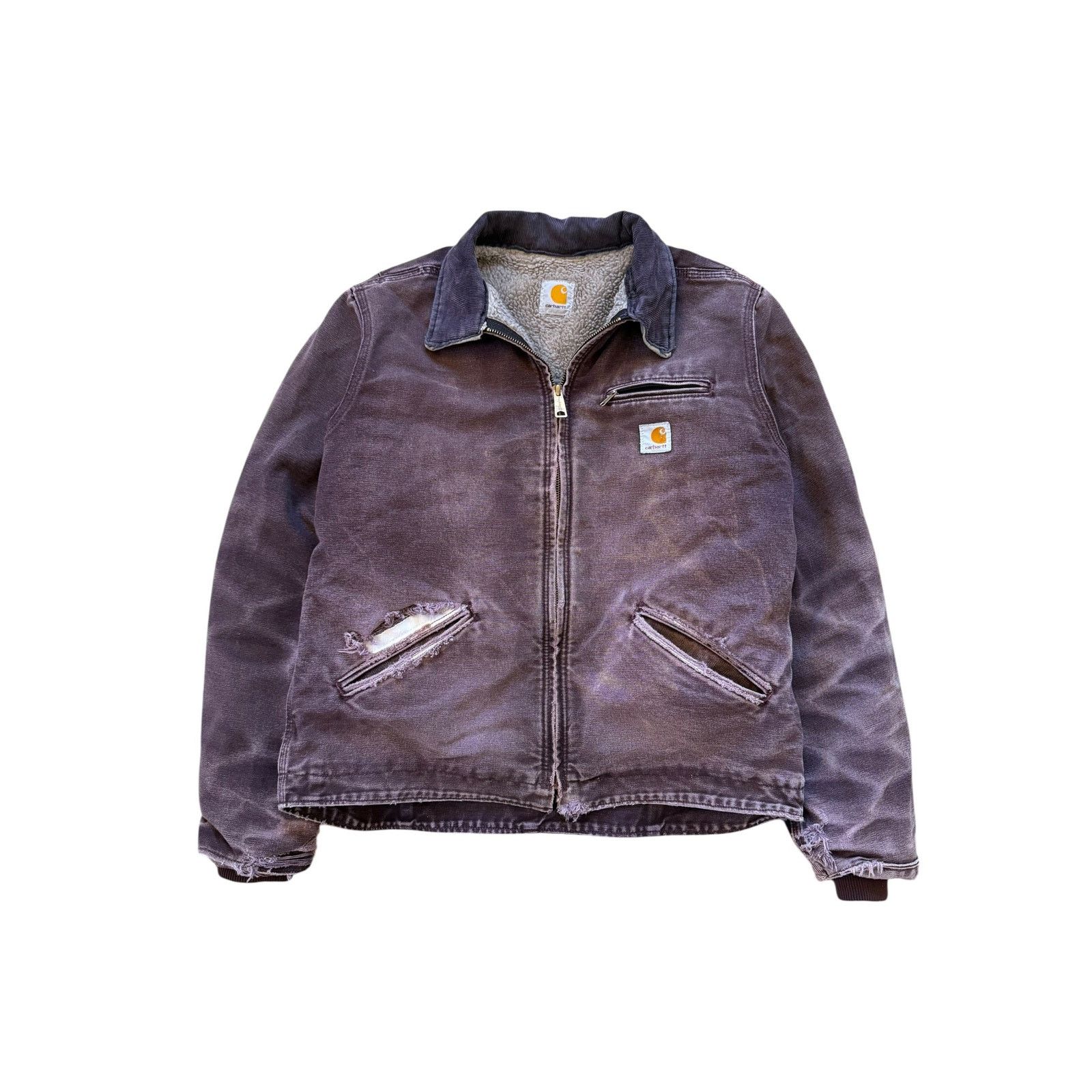 Carhartt WINE SHERPA HONEYCOMB REWORKED DETROIT Size US M / EU 48-50 / 2 - 1 Thumbnail
