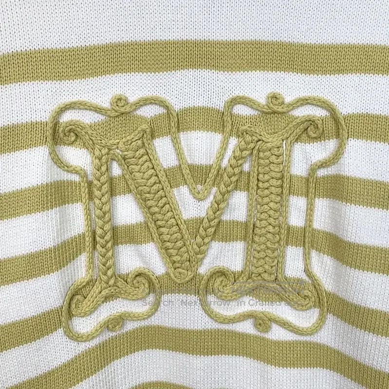 Max Mara MaxMara Striped Cotton Pullover Sweater . Size L / US 10 / IT 46 - 4 Thumbnail