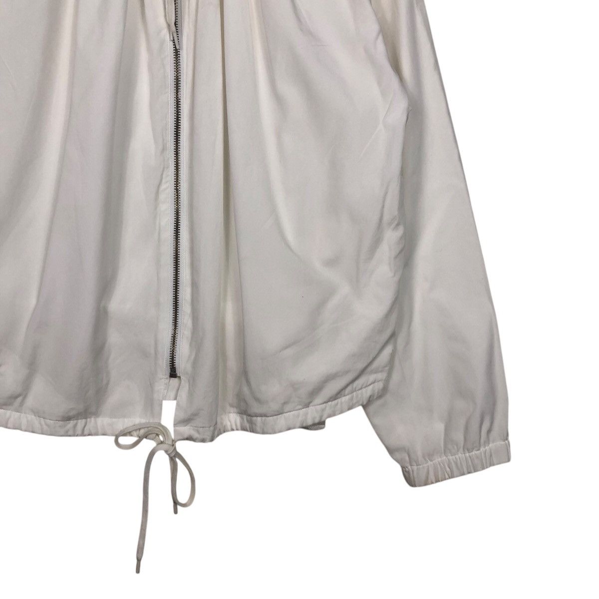 Japanese Brand Rich White Parachute Bike Jacket Unused Refinement Garments Size US M / EU 48-50 / 2 - 6 Thumbnail