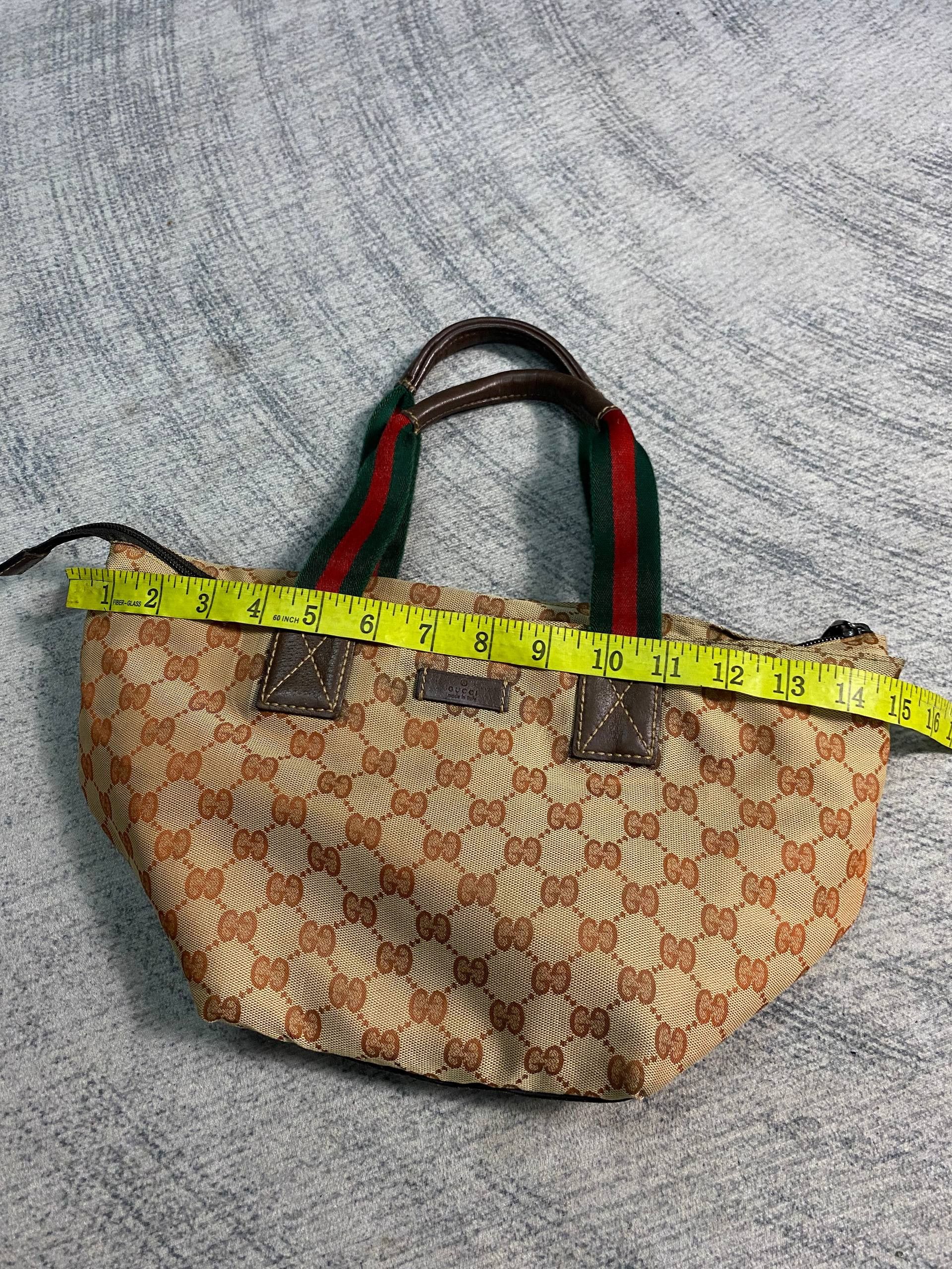 Gucci GUCCI GG Canvas Web Sherry Line Hand Bag Size ONE SIZE - 14 Thumbnail