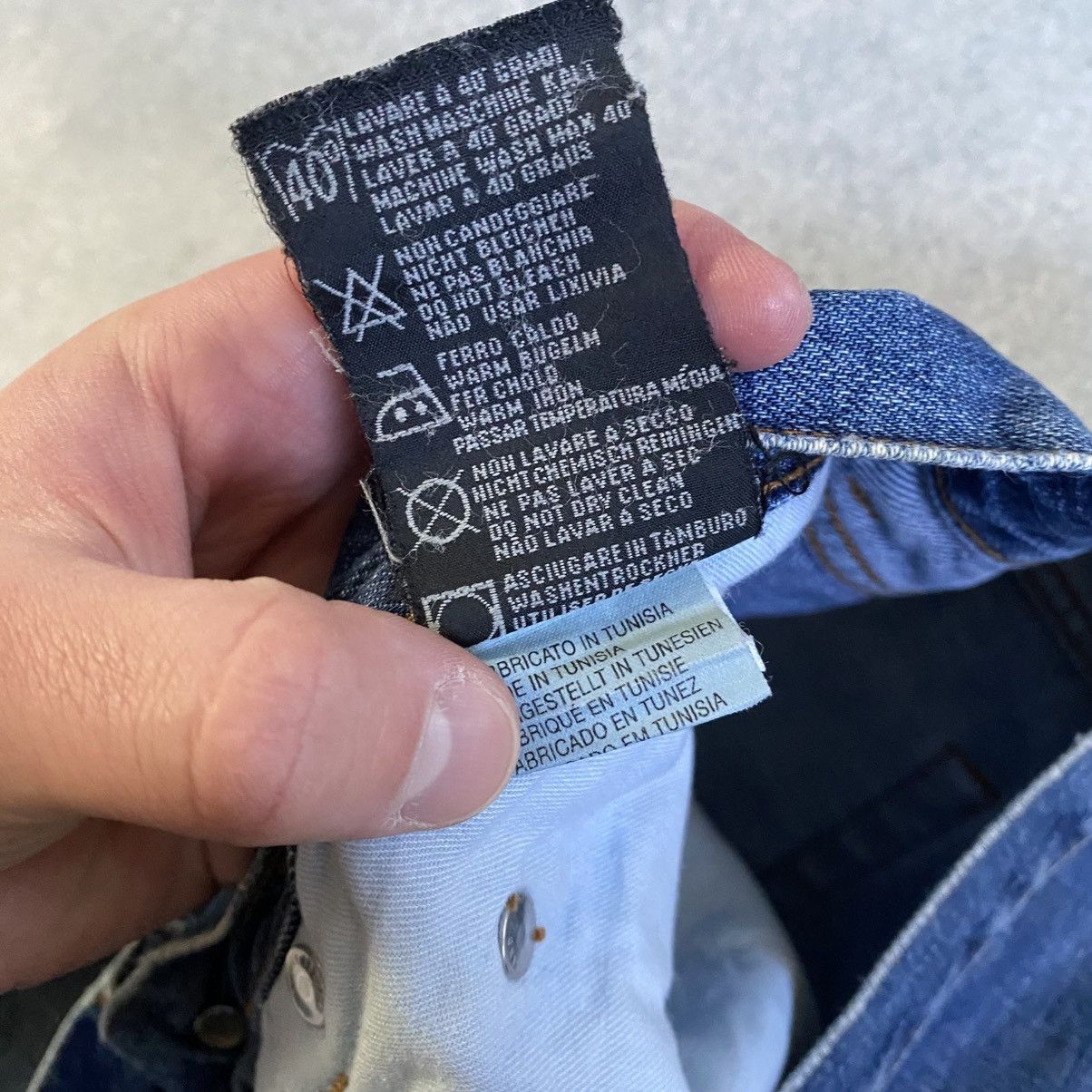 Stone Island Vintage STONE ISLAND Jeans Denim Size US 33 - 17 Thumbnail