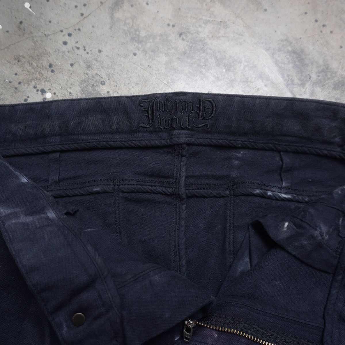 Japanese Brand Johnny Wolf "smoking acid" Jeans Size US 34 / EU 50 - 5 Thumbnail
