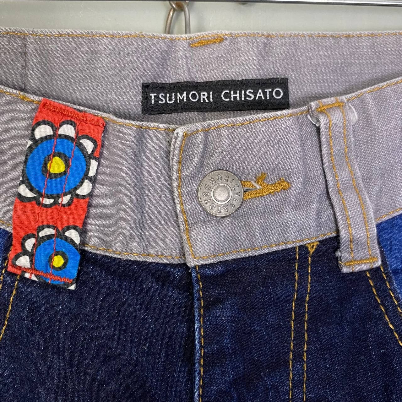 Tsumori Chisato Tsumori Chisato Tri-tone Drop Crotch Denim Size US 30 / EU 46 - 9 Thumbnail