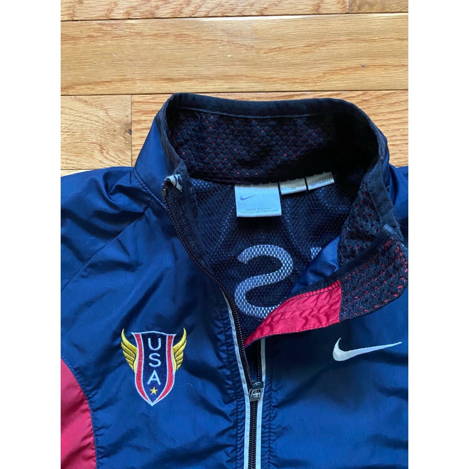 Nike VINTAGE Nike USA Track & Field Olympic Size XS Womens Running Jacket Windbreaker Size XS / US 0-2 / IT 36-38 - 3 Thumbnail