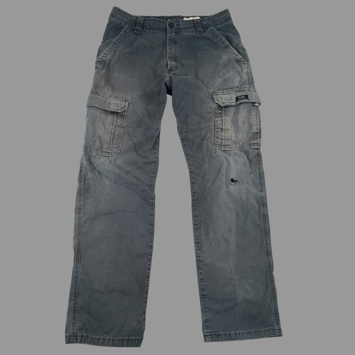 Vintage × Wrangler Vintage 90s faded wrangler cargo pants Size US 30 / EU 46 - 1 Thumbnail