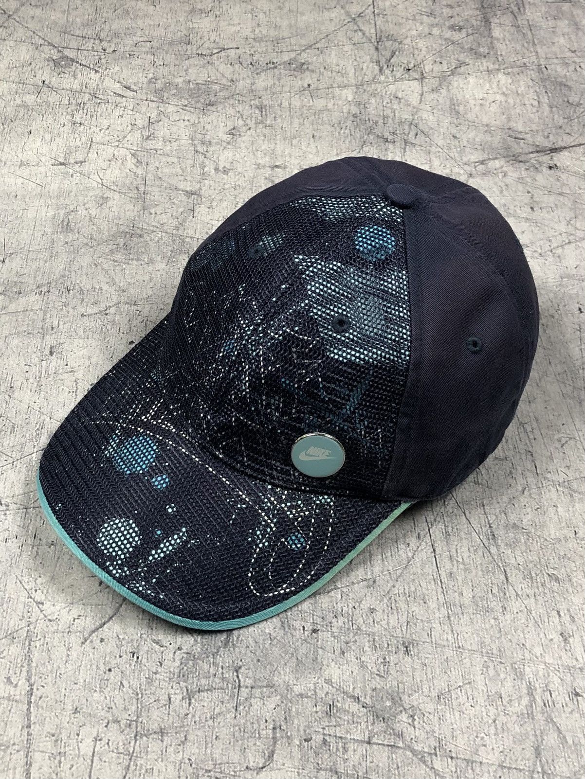 Nike × Vintage Vintage Y2K Nike Multicolour Mesh Logo Drill Cap Size ONE SIZE - 2 Thumbnail