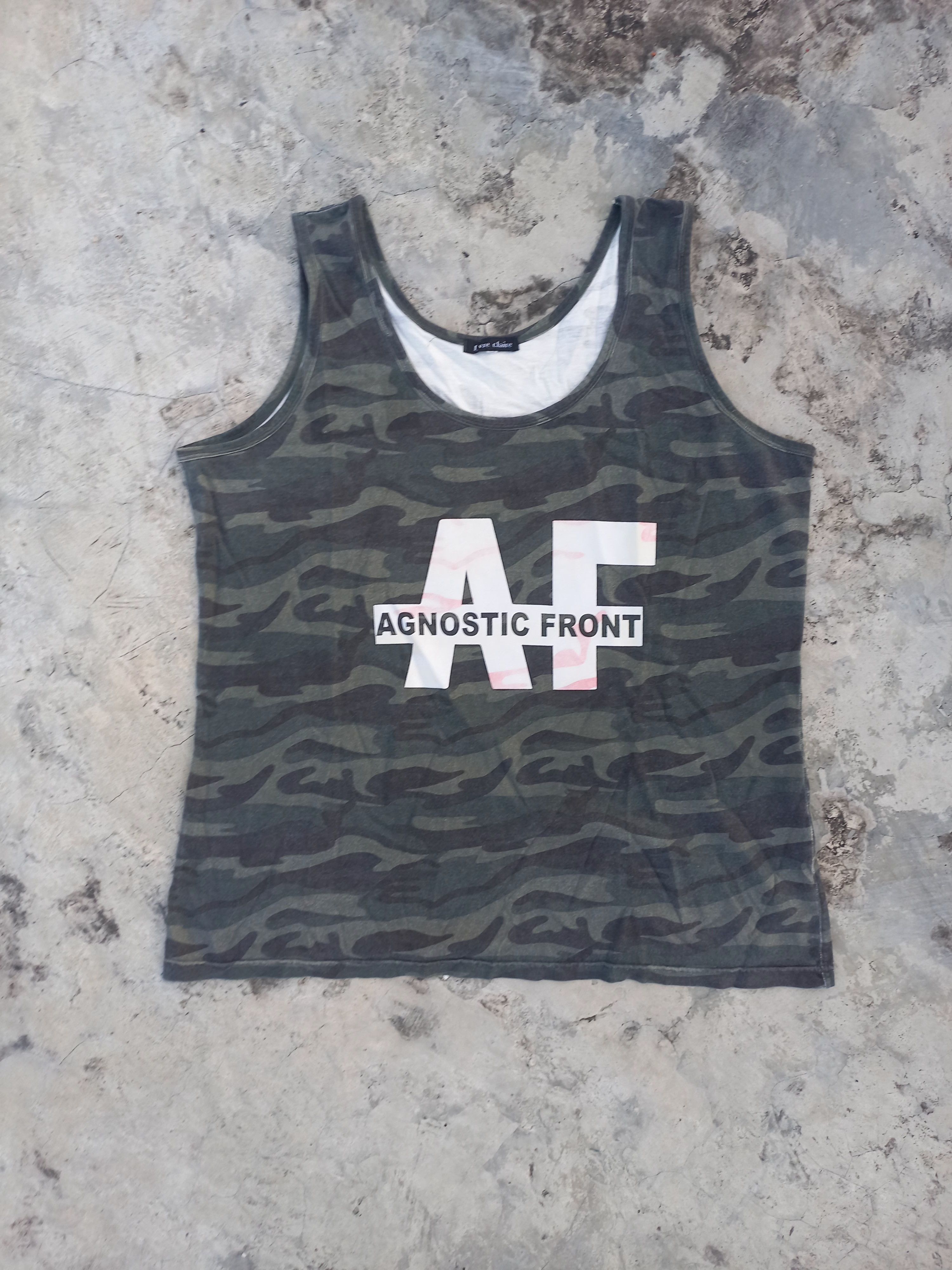 Band Tees × Japanese Brand × Vintage Agnostic Front Band Tee Size US L / EU 52-54 / 3 - 1 Thumbnail