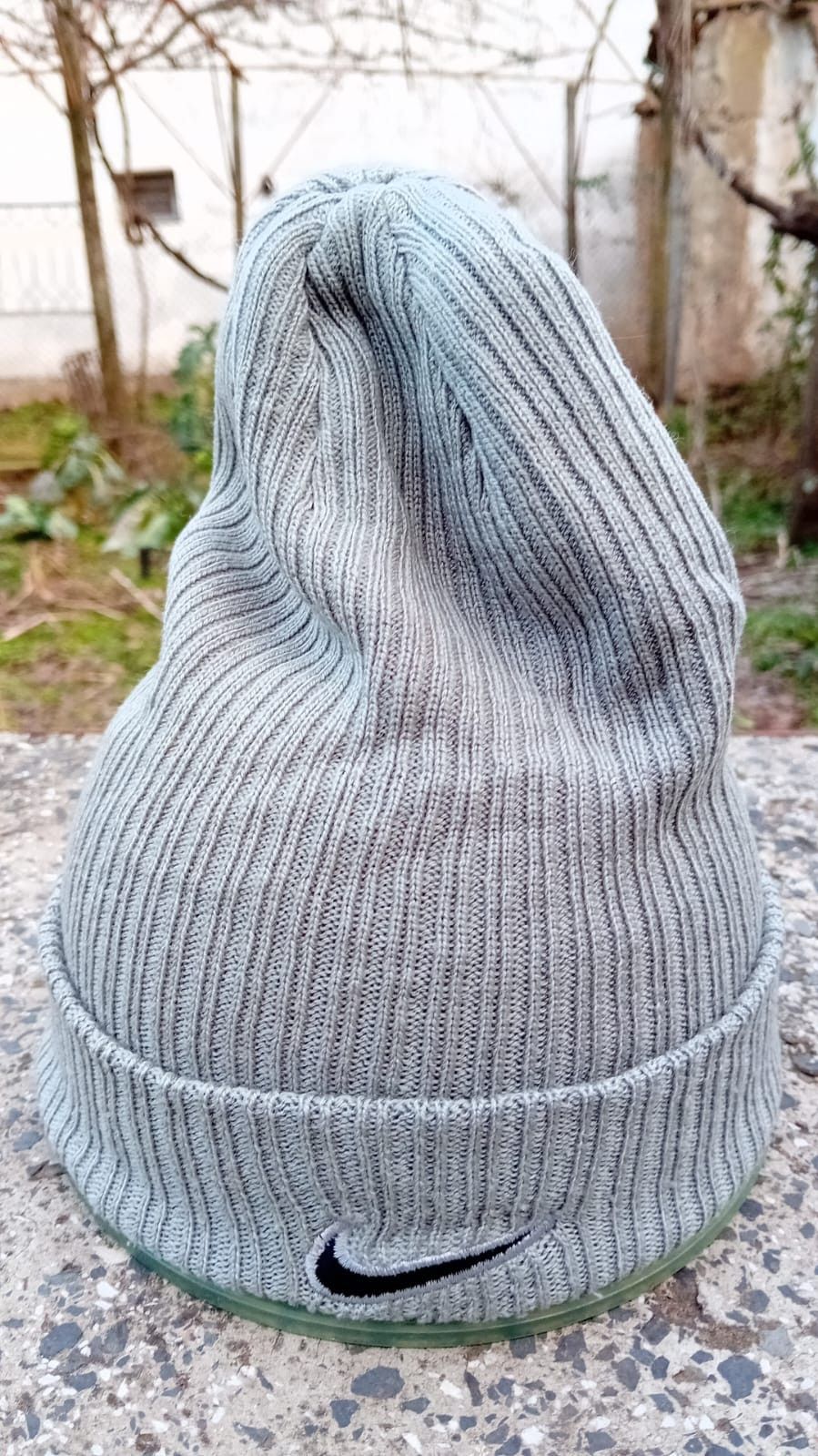 Nike × Vintage Nike Beanie Swoosh Vintage Made in Canada Winter Hat Size ONE SIZE - 1 Thumbnail