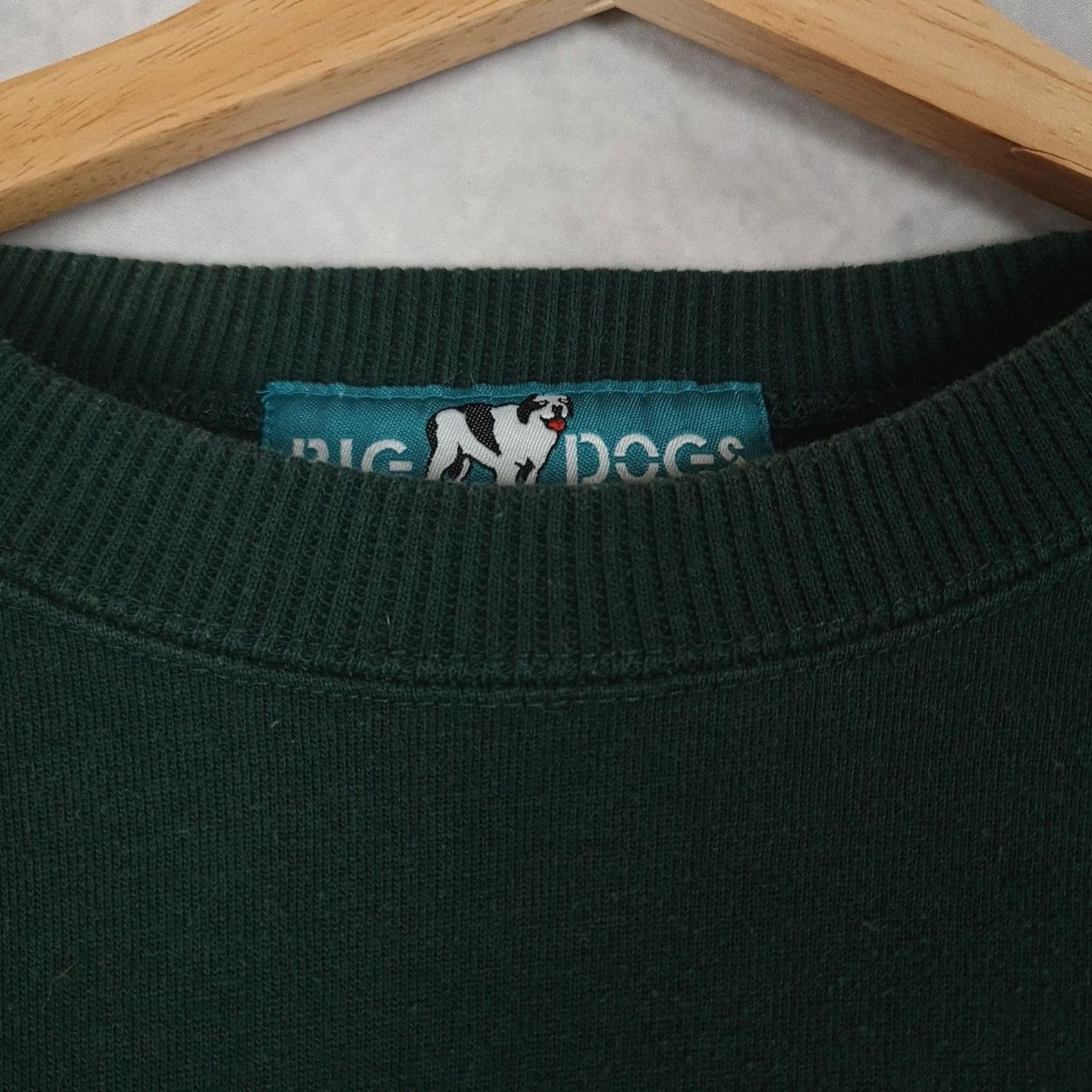 Big Dogs VINTAGE Big Dogs Sweatshirt Mens XL Green Crewneck 90s 2000s Graphic Football Dog Run With The Big Dogs SVG Size US XL / EU 56 / 4 - 3 Thumbnail