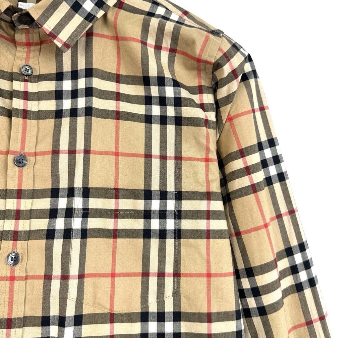 Burberry Burberry Classic Check Long Sleeve Shirt K12 Size US XS / EU 42 / 0 - 5 Thumbnail