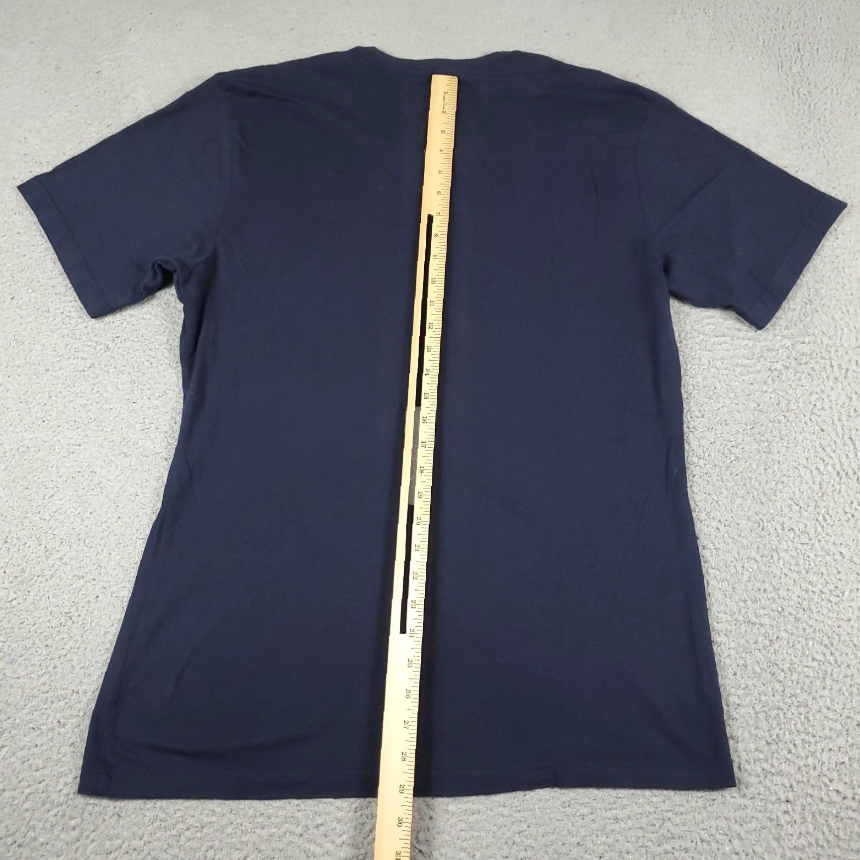 Tommy Hilfiger Tommy Hilfiger Shirt Mens XL Navy Blue Casual Short Sleeve Cotton Crew Neck Size US XL / EU 56 / 4 - 4 Thumbnail