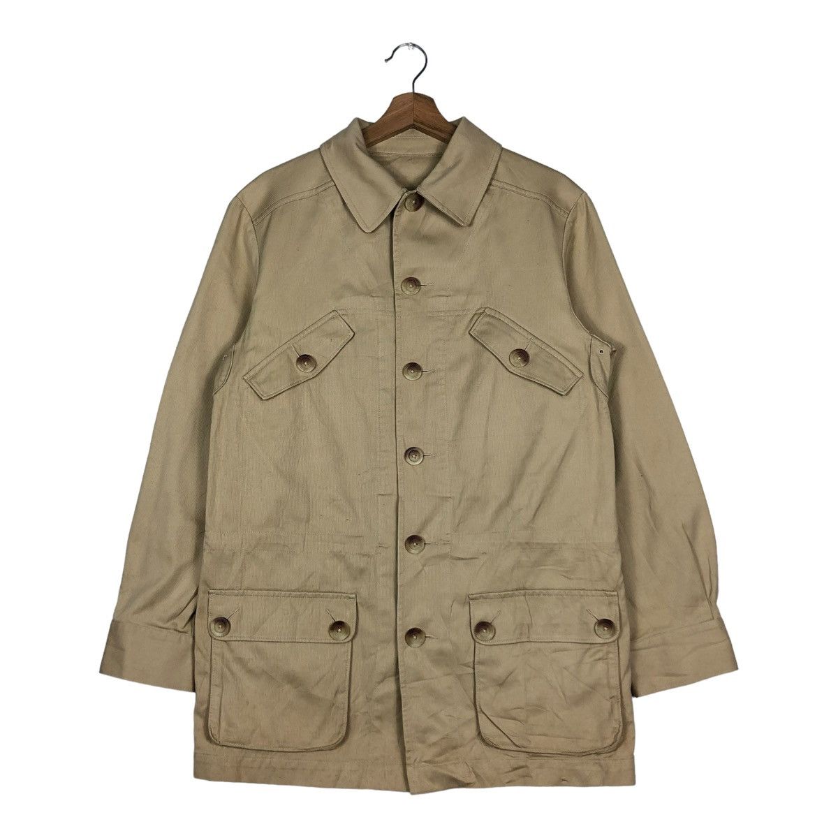 Japanese Brand 🔥VINTAGE CHORE WORK JACKET DUCK CANVAS L.L.BEAN Size US S / EU 44-46 / 1 - 1 Thumbnail