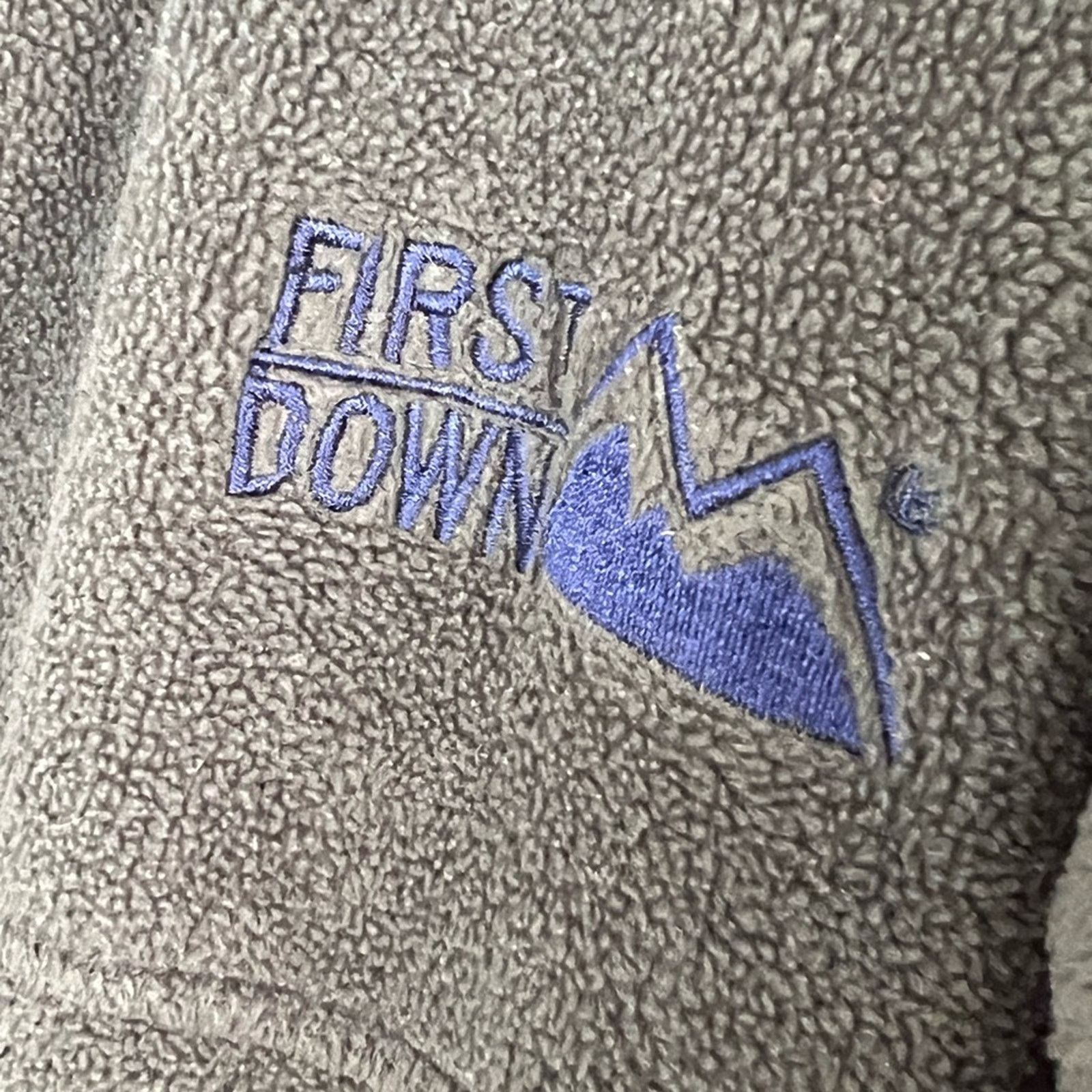 Vintage Vintage 90s First Down Exploration 1/4 Zip Fleece Jacket Size US M / EU 48-50 / 2 - 3 Thumbnail