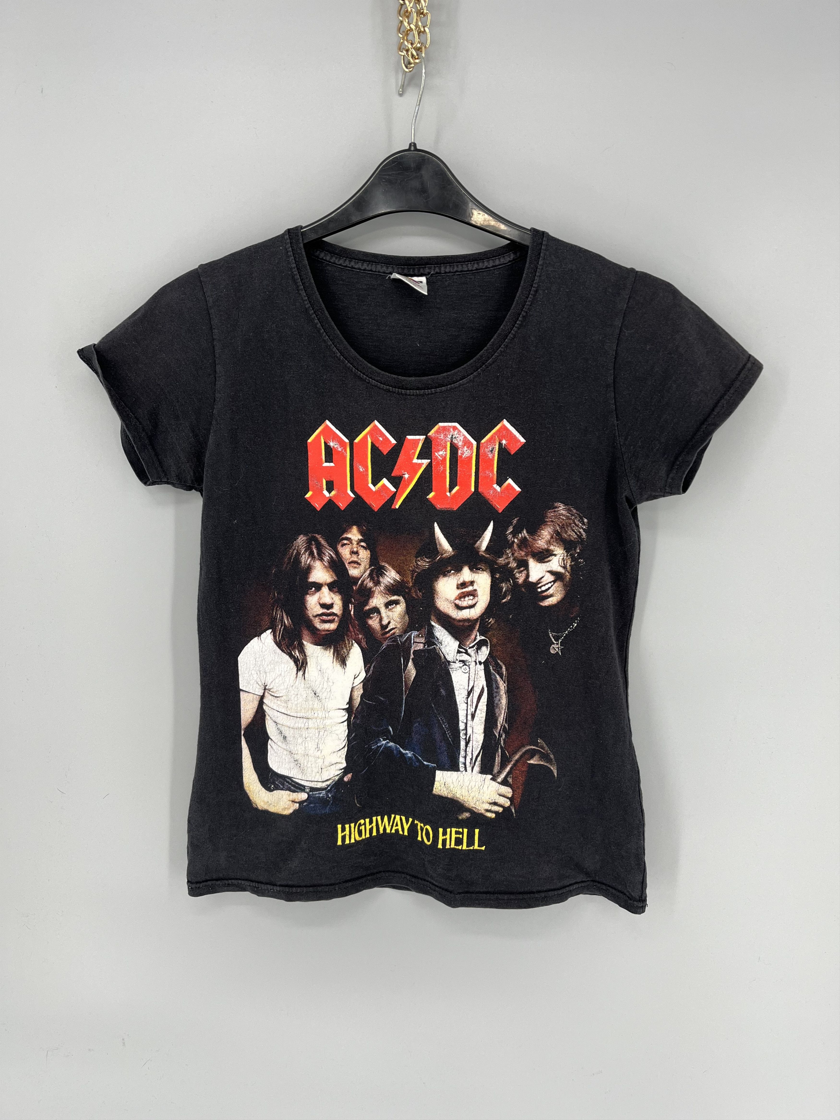 AC/DC Vintage Y2K AC/DC Highway To Hell Womens Tee Size M / US 6-8 / IT 42-44 - 1 Thumbnail