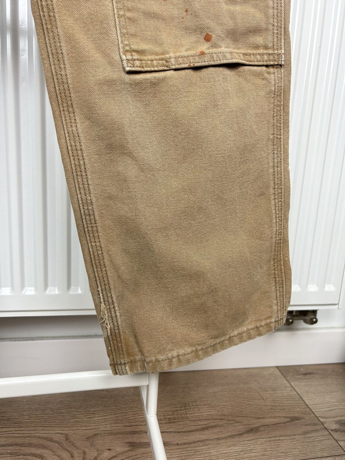 Carhartt × Vintage Crazy sun faded distressed carhartt double knee denim Size US 30 / EU 46 - 6 Thumbnail