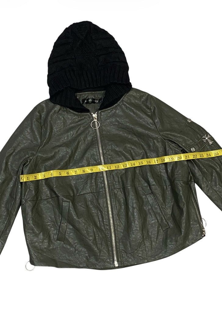 Japanese Brand Bobby Mall Mix Leather Jacket Size L / US 10 / IT 46 - 18 Thumbnail