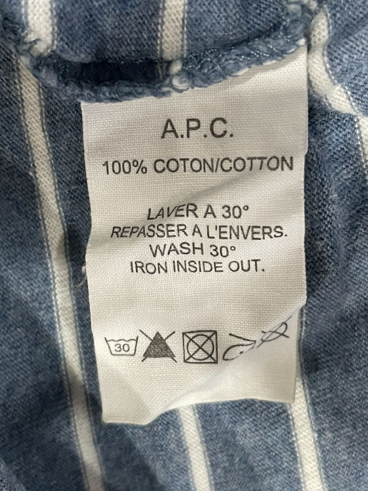 A.P.C. A.P.C stripes Tshirt Size XS / US 0-2 / IT 36-38 - 4 Thumbnail
